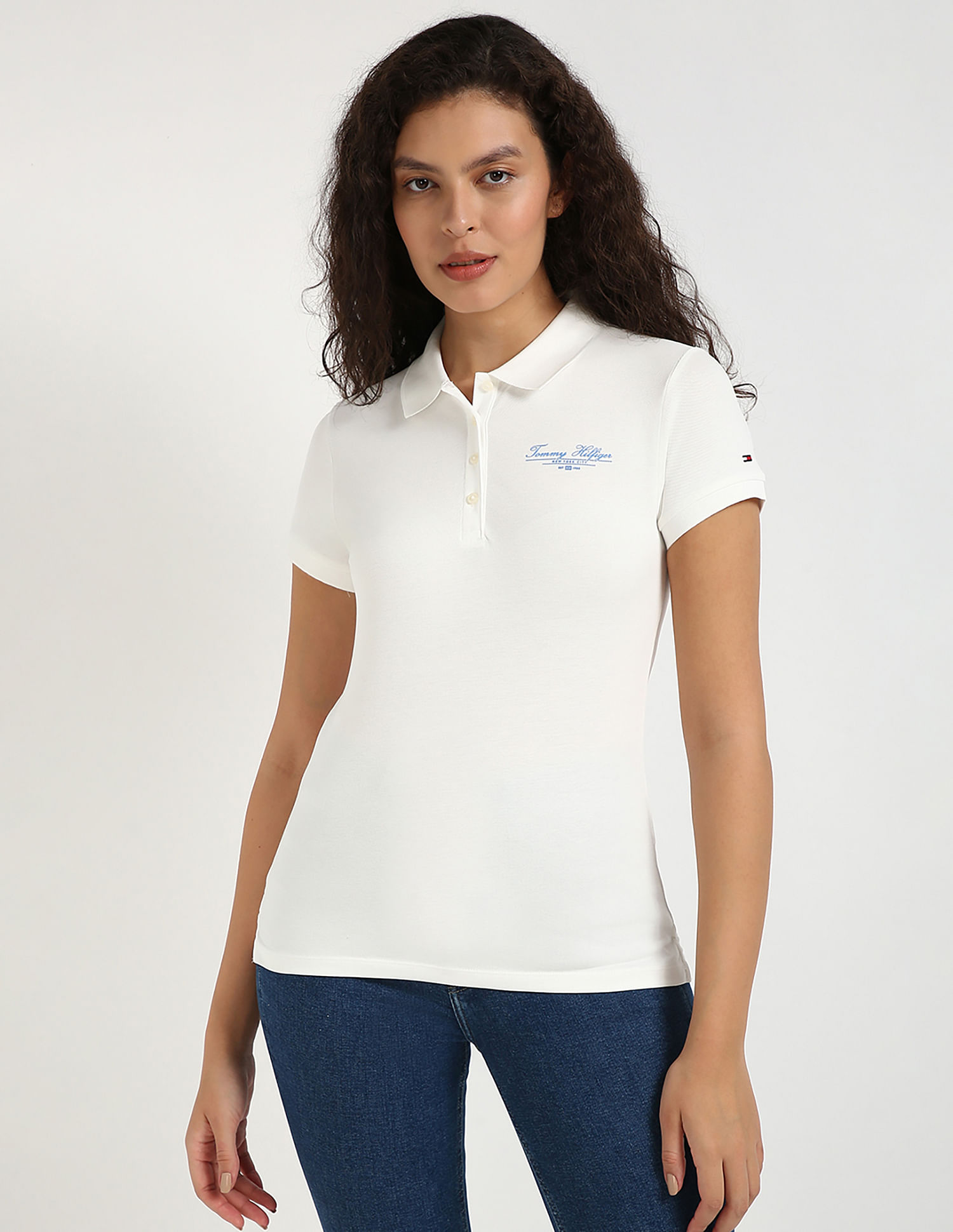 Tommy Hilfiger Solid Slim Fit Polo Shirt