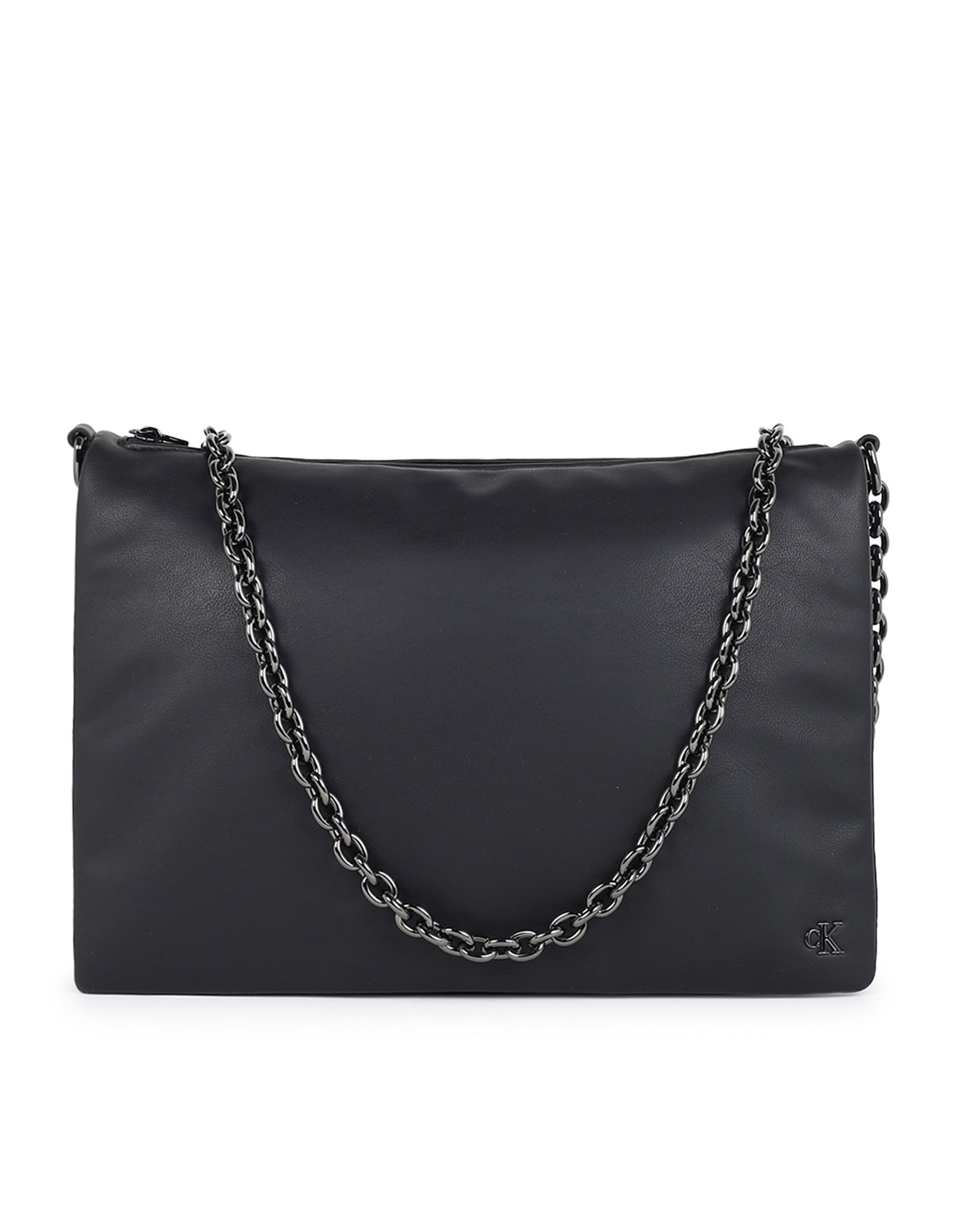 [CK] CKJ Minimal Monogram Flap Shoulder Pouch Bag ★大人気★ CK] CKJ Minimal Monogram Flap Shoulder Pouch Bag ☆大人気