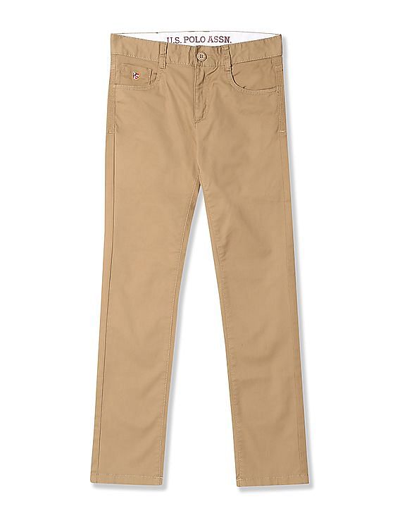 U.S. POLO ASSN. Stretch Woven Pants with Stripe | 6pm