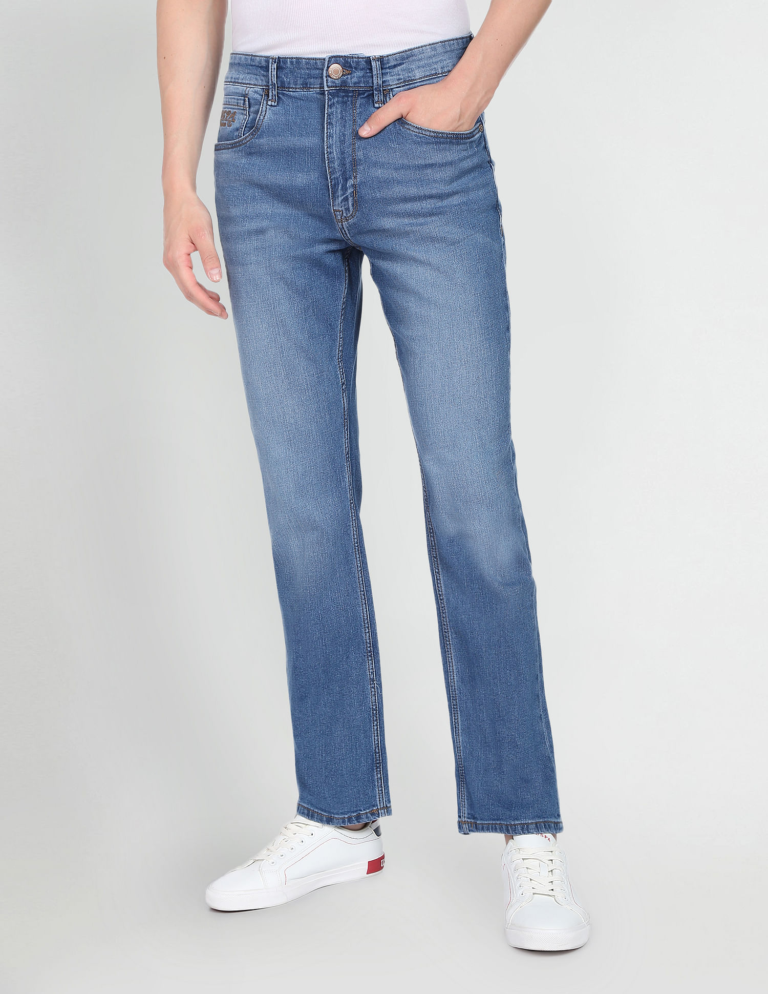 U.S. Polo Assn. Denim Co. Connor Bootcut Fit Blue Jeans