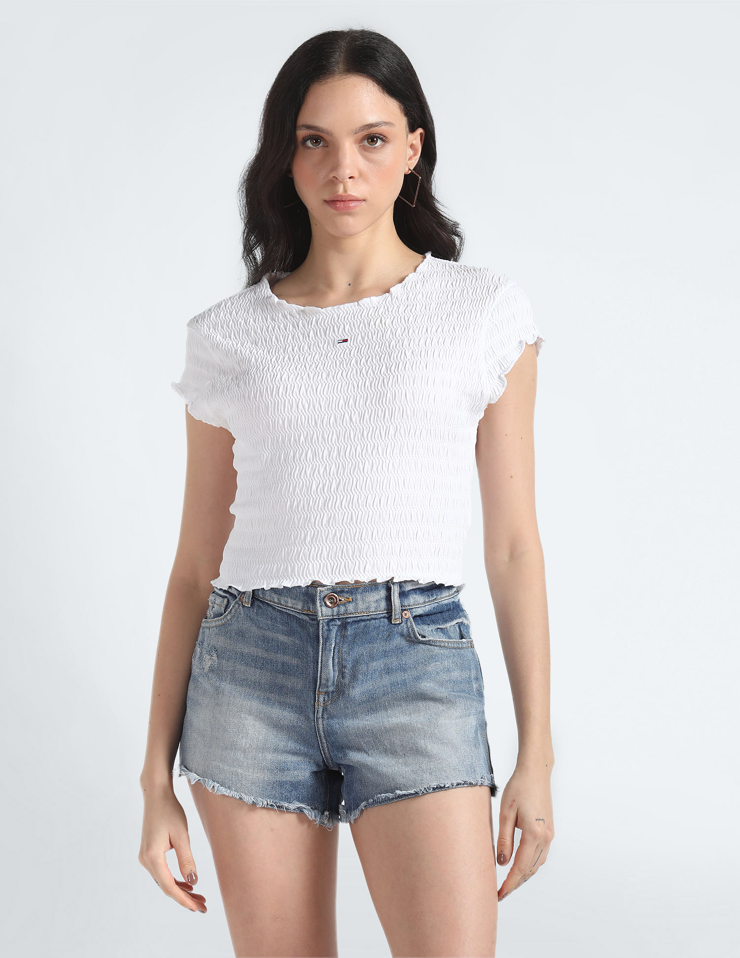 Tommy Hilfiger Sustainable Slim Fit Cropped T-Shirt