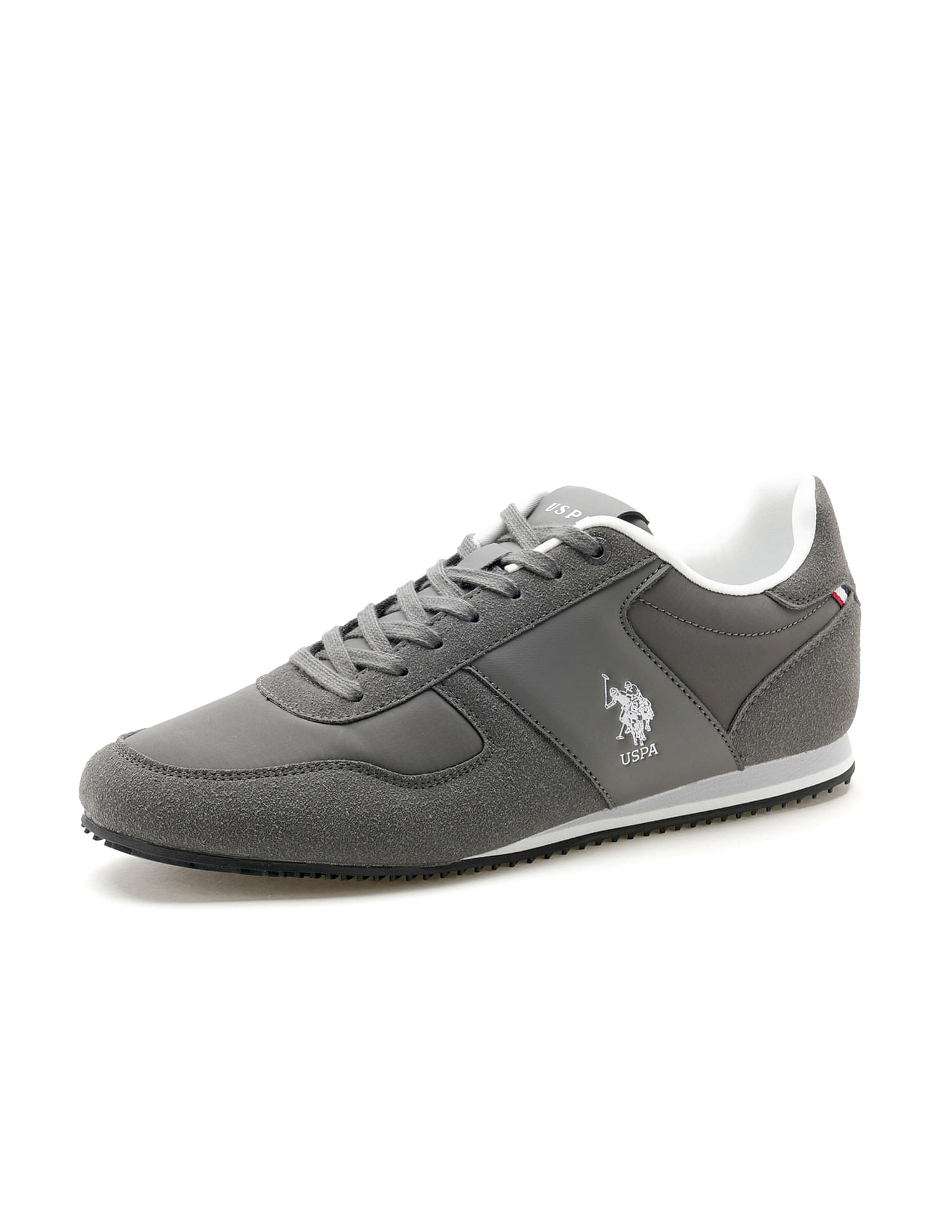 U.S. Polo Assn. Men Sorrento Dk. Grey Retro Sneakers