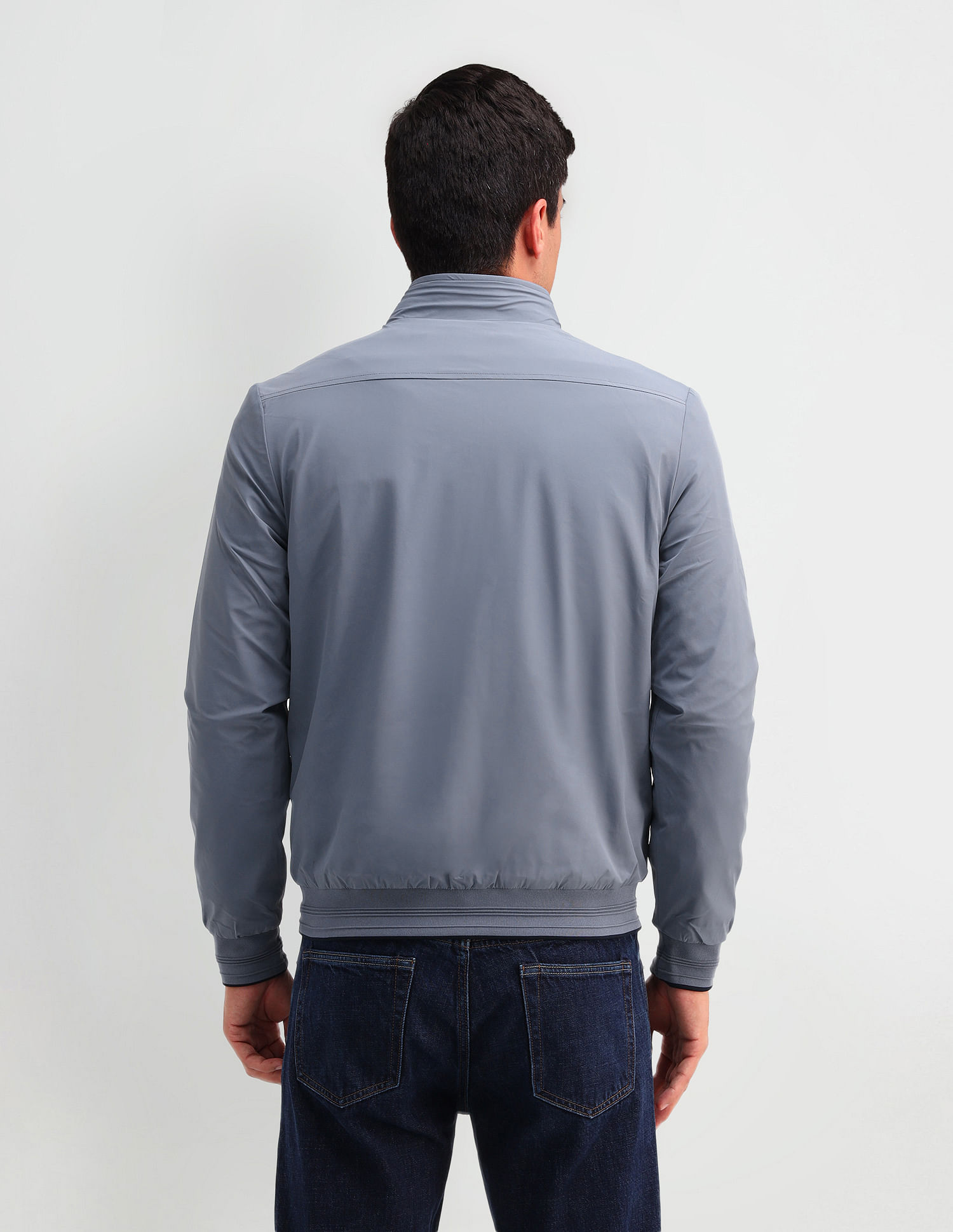 Arrow Sport Reversible Regular Fit Bomber Jacket