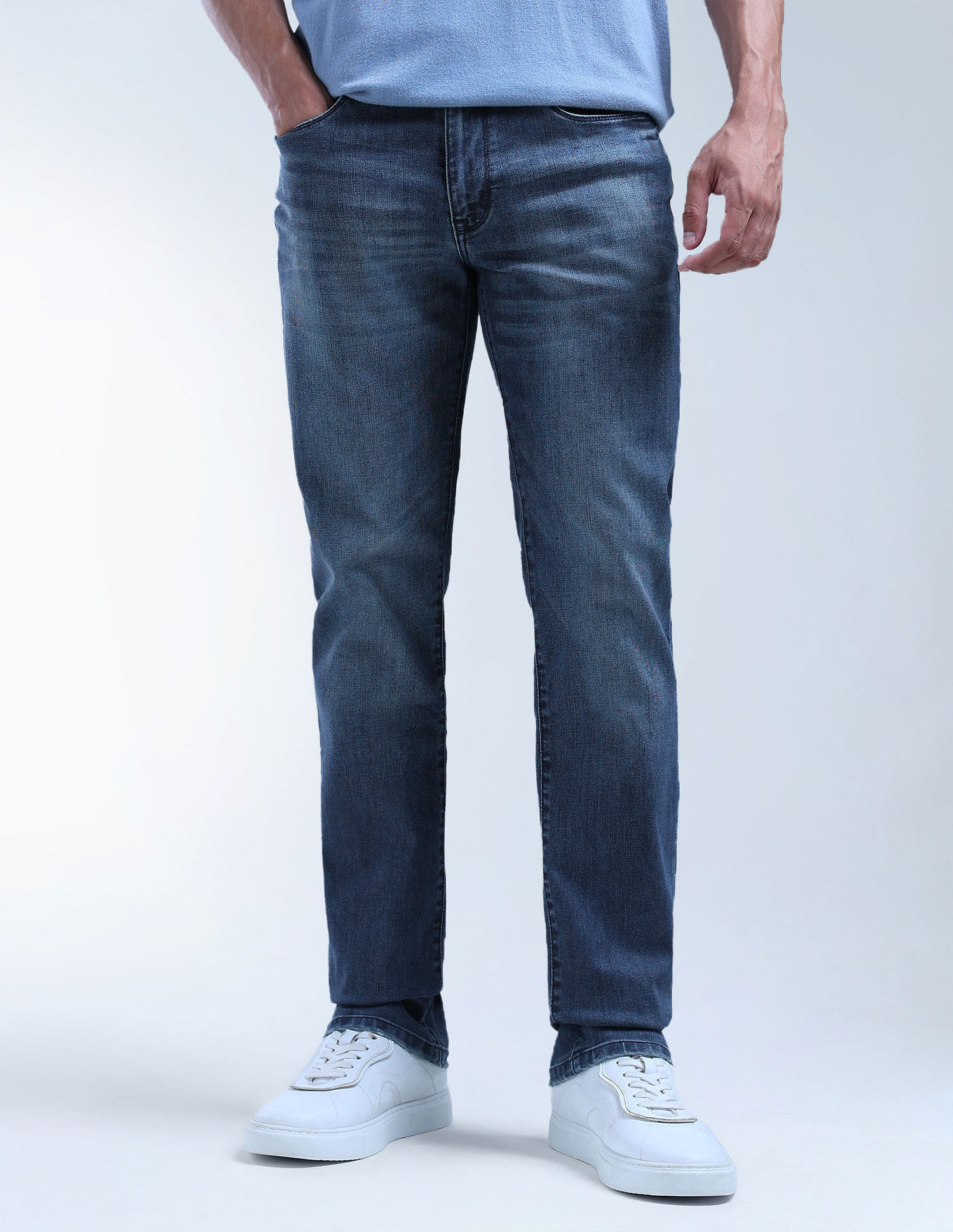 Flying Machine Freddie Slim Straight Fit Authentic Premium Jeans