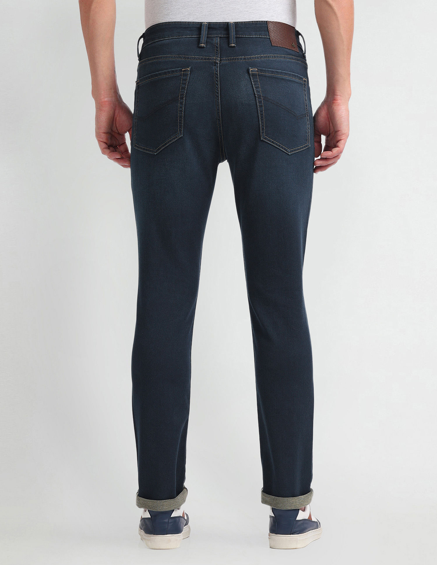 Arrow Sports Mid Rise Jameson Slim Fit Jeans