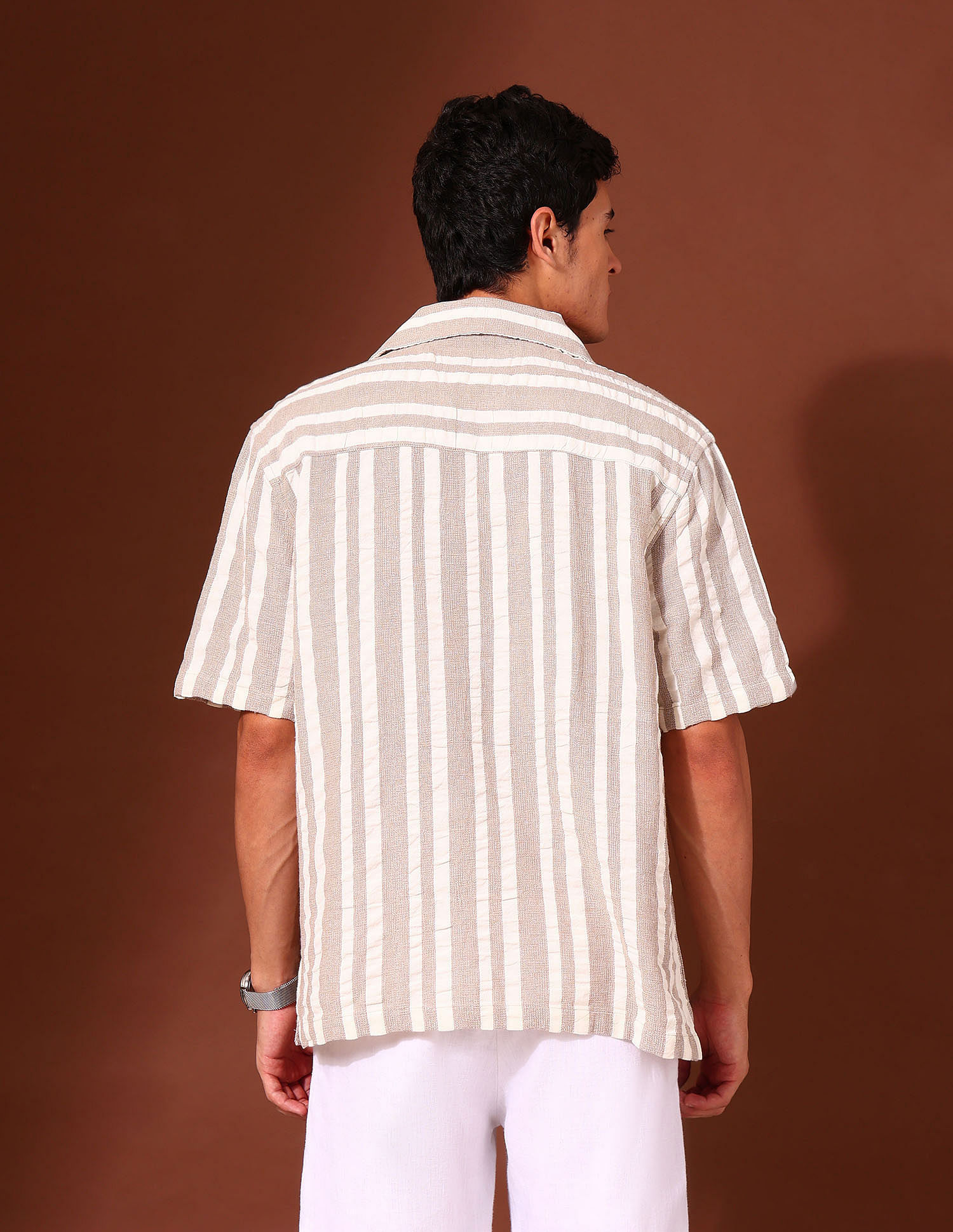 U.S. Polo Assn. Vertical Striped Pure Cotton Shirt