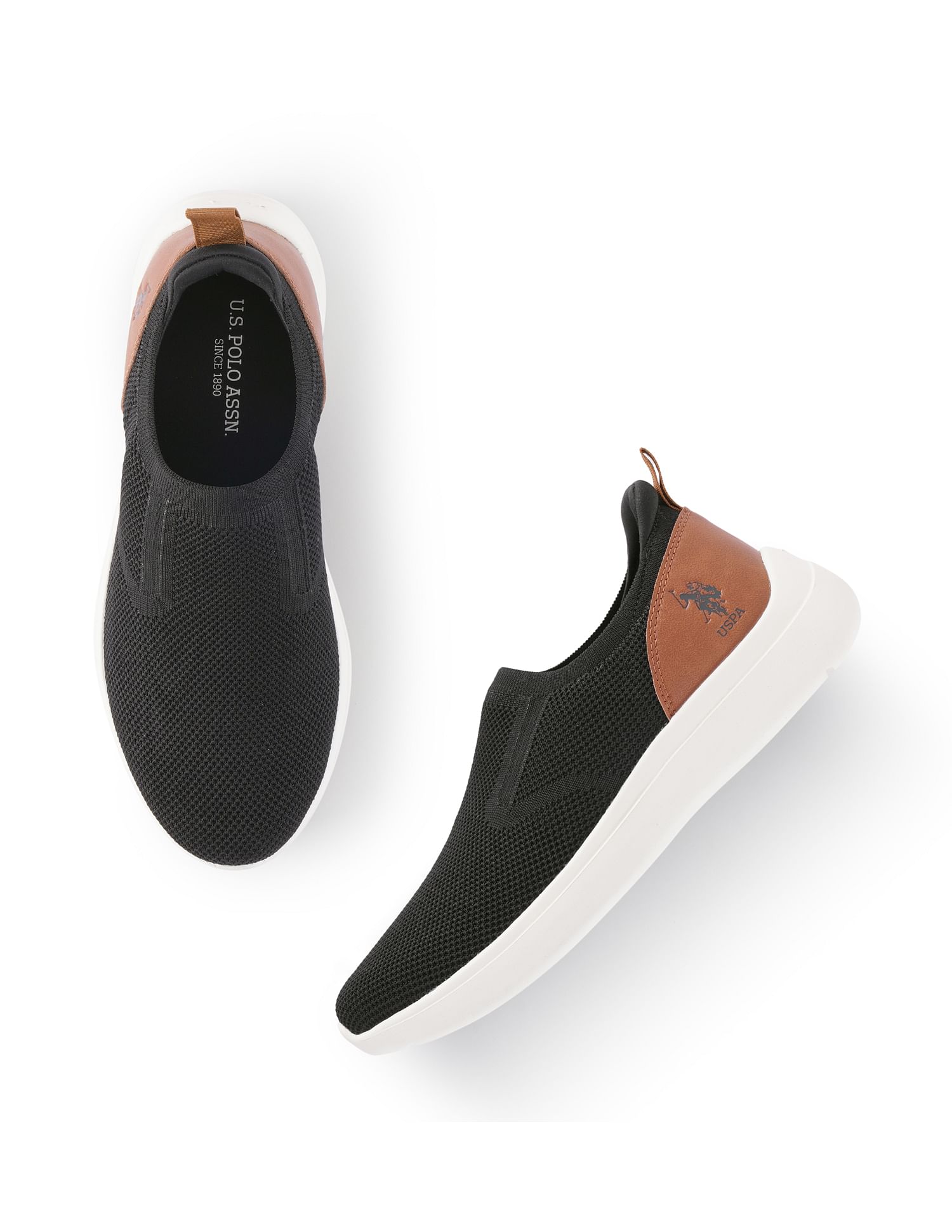 U.S. Polo Assn. Round Toe Solid Tenore Slip On Shoes