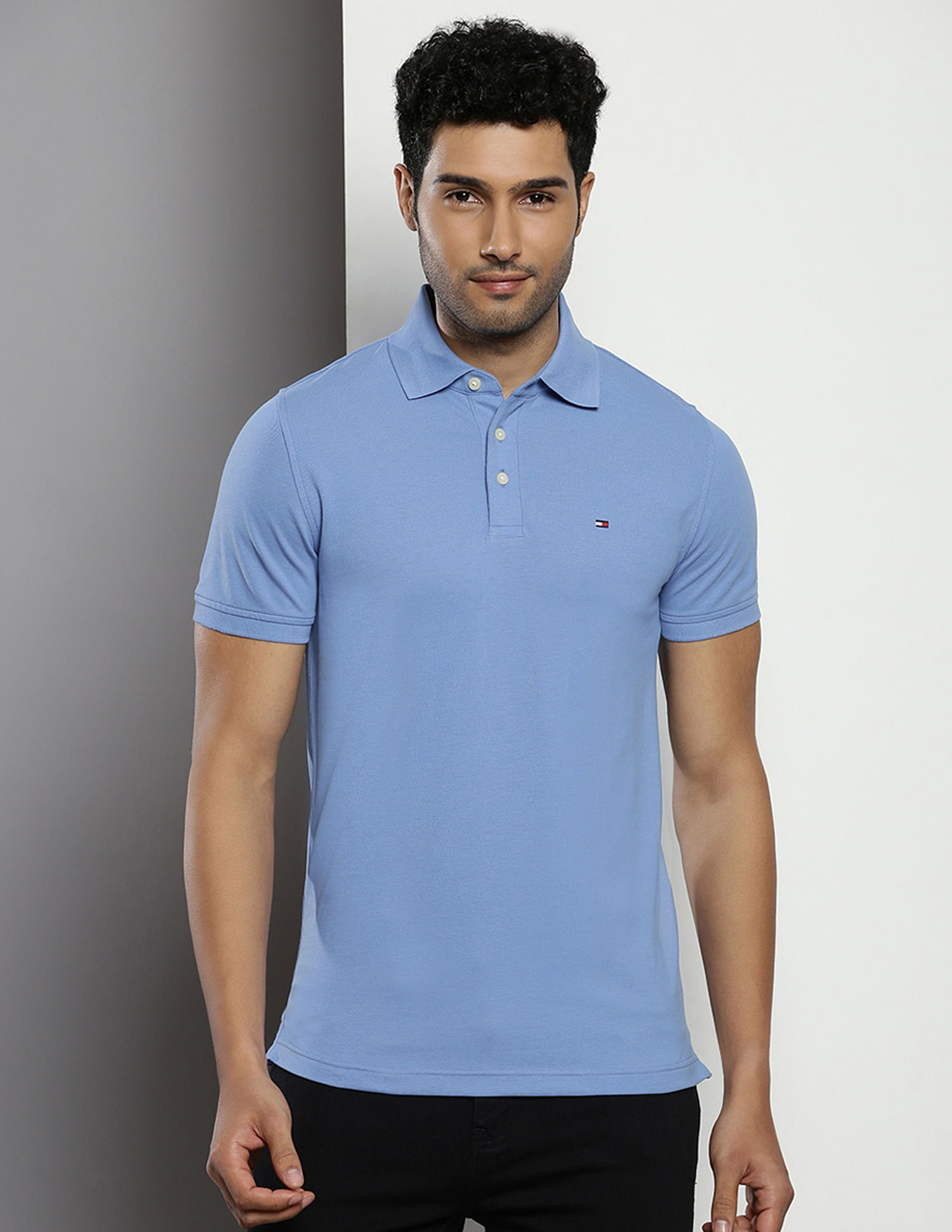 Tommy Hilfiger Knit Stretch Slim Polo Shirt