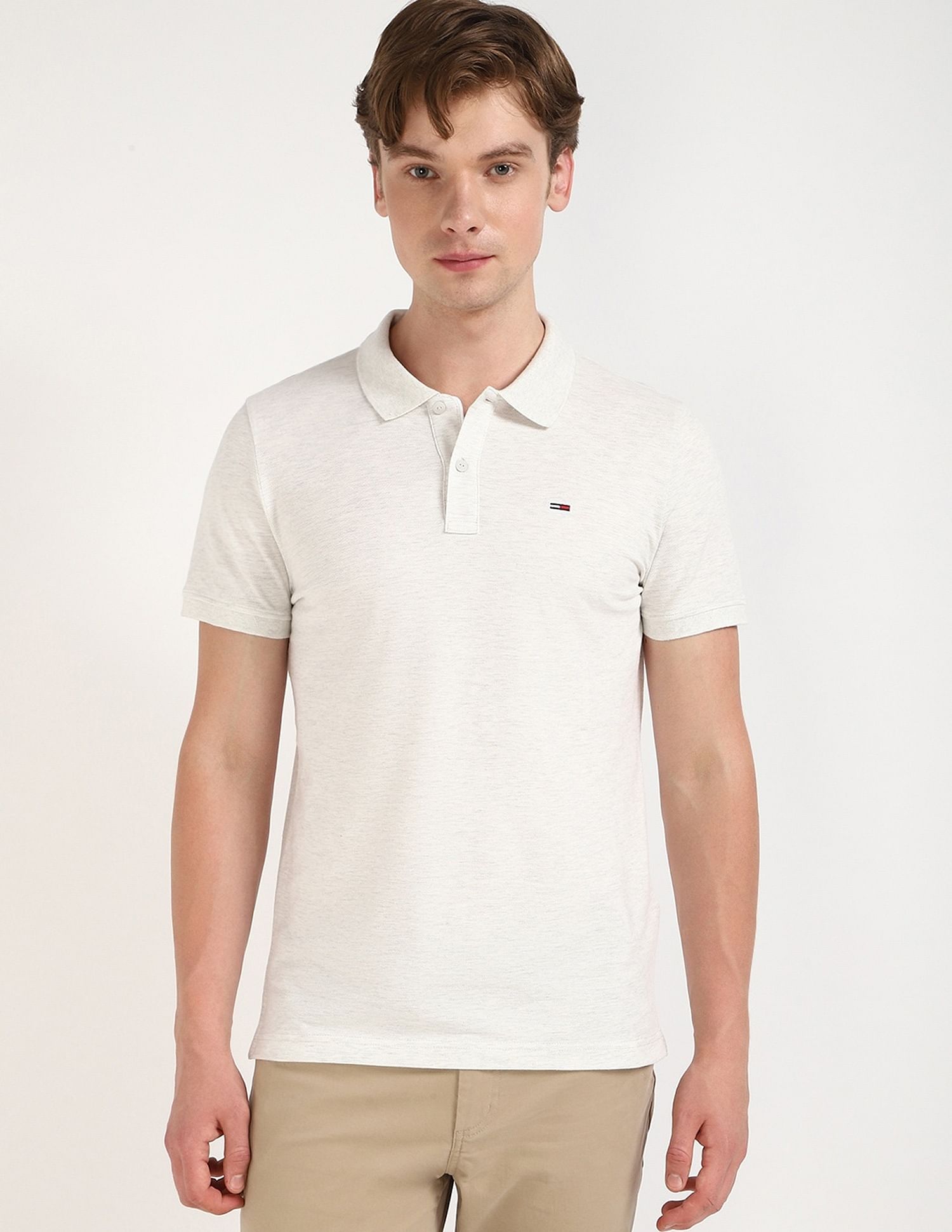 Tommy Hilfiger Printed Slim-Fit Cotton Polo Shirt