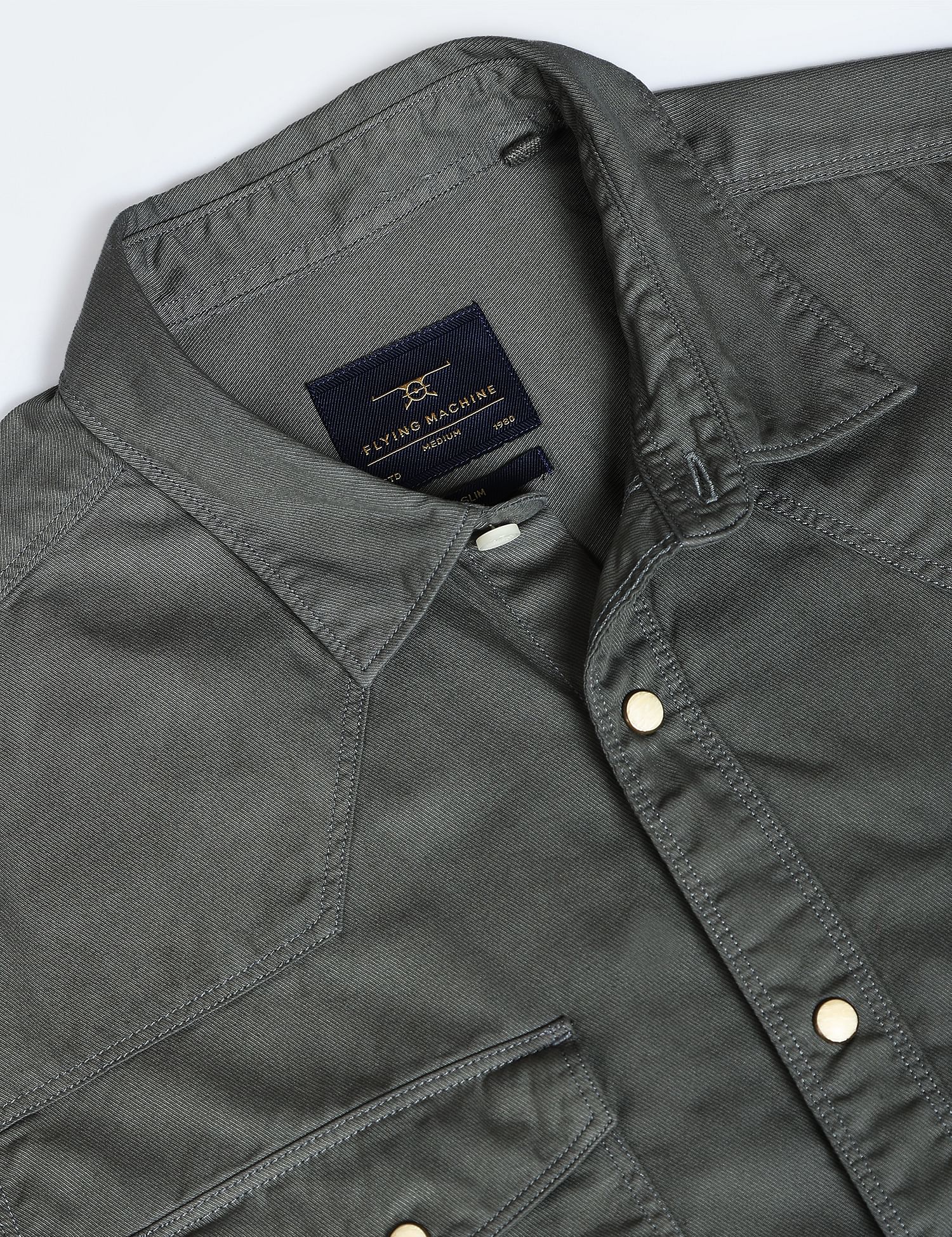 Flying Machine Western Yoke Relaxed Fit Shirt