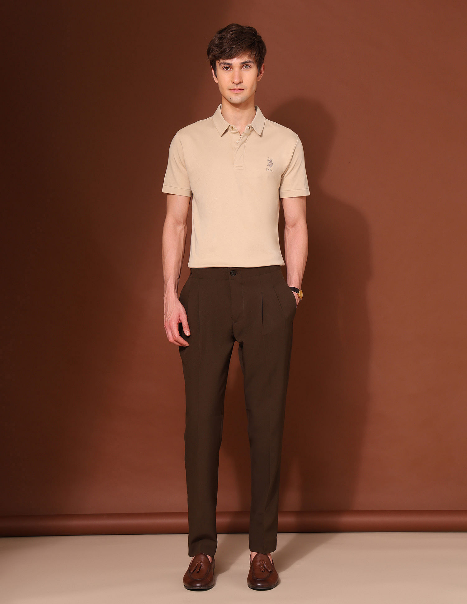 U.S. Polo Assn. Pure Cotton Work And Wander Polo Shirt