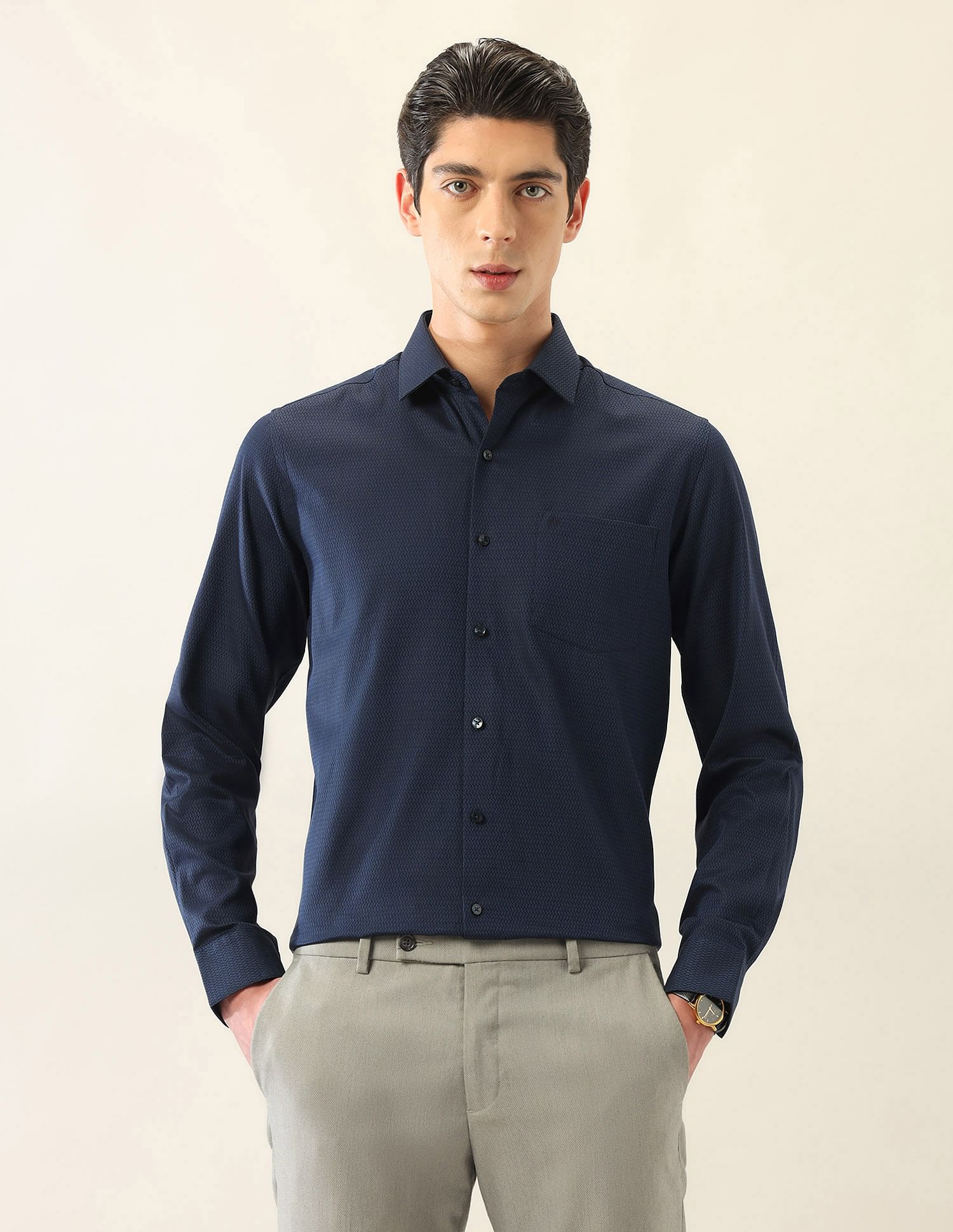 Arrow Geometric Printed Ceremonial Shirt