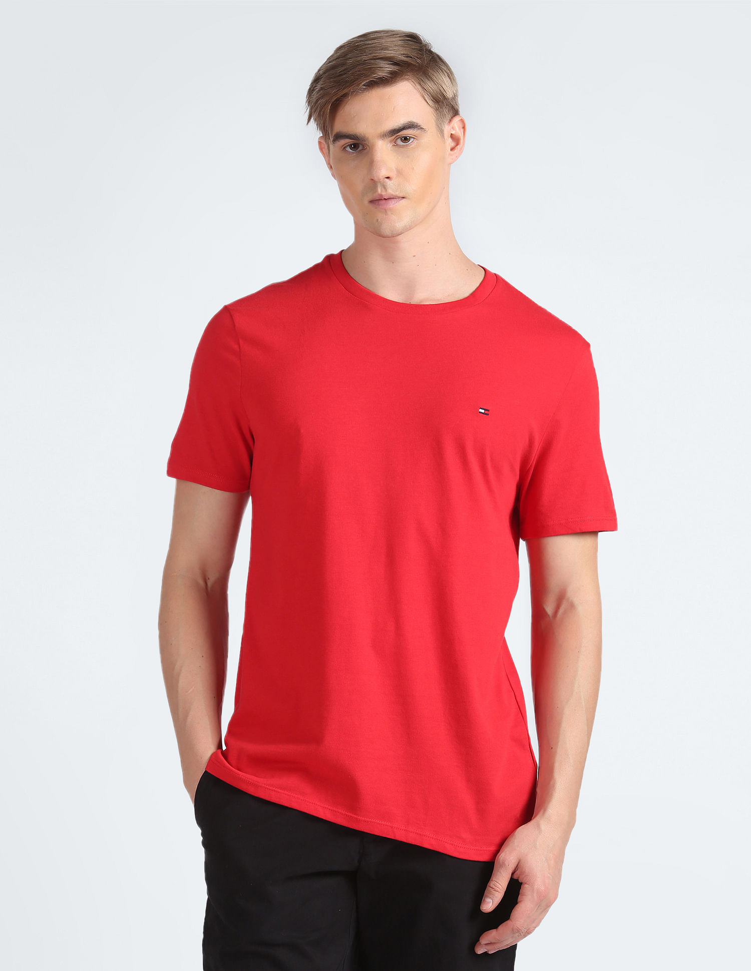 Tommy Hilfiger Solid Cotton Nantucket T-Shirt