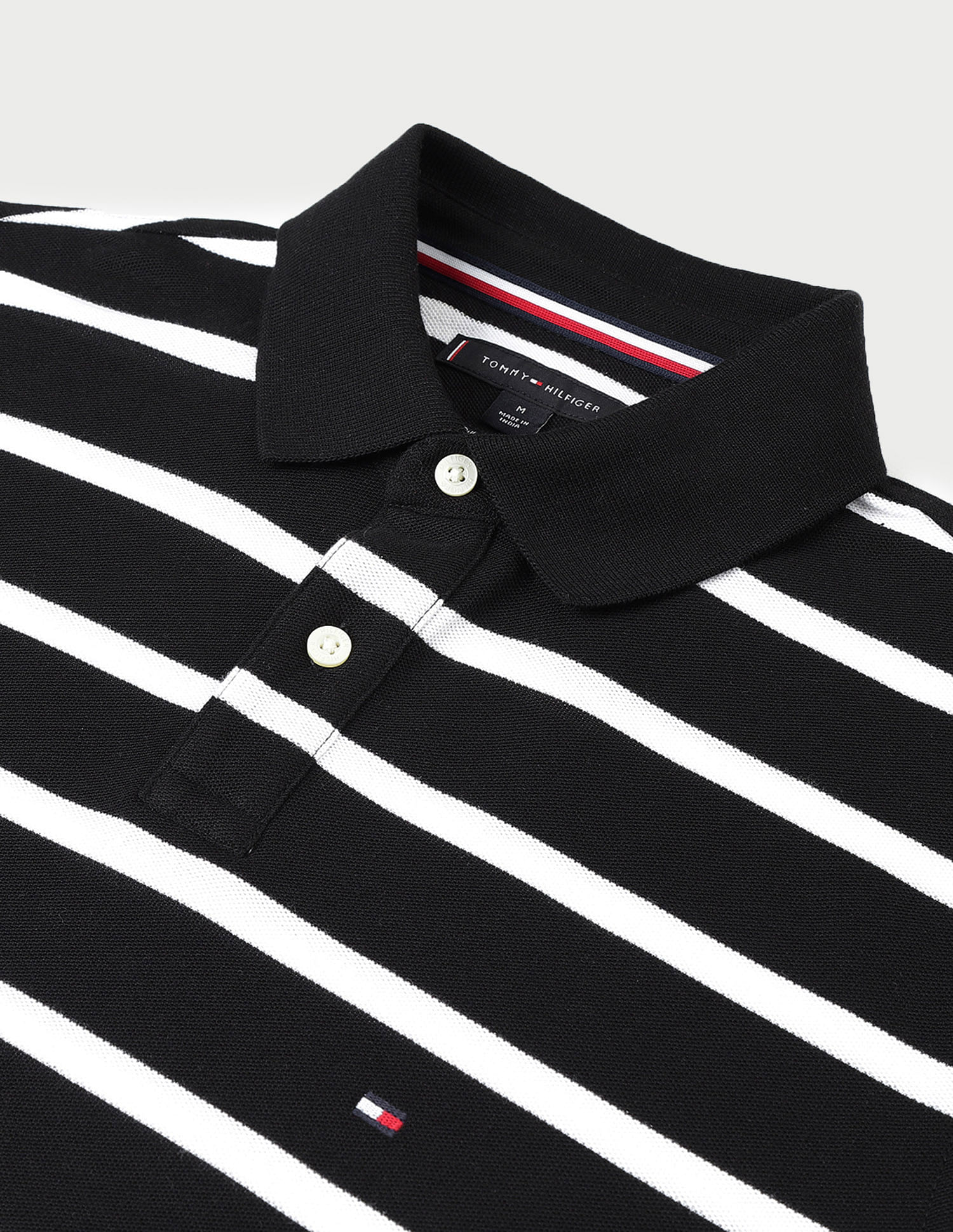 Tommy Hilfiger Regular Refined Stripe Polo Shirt