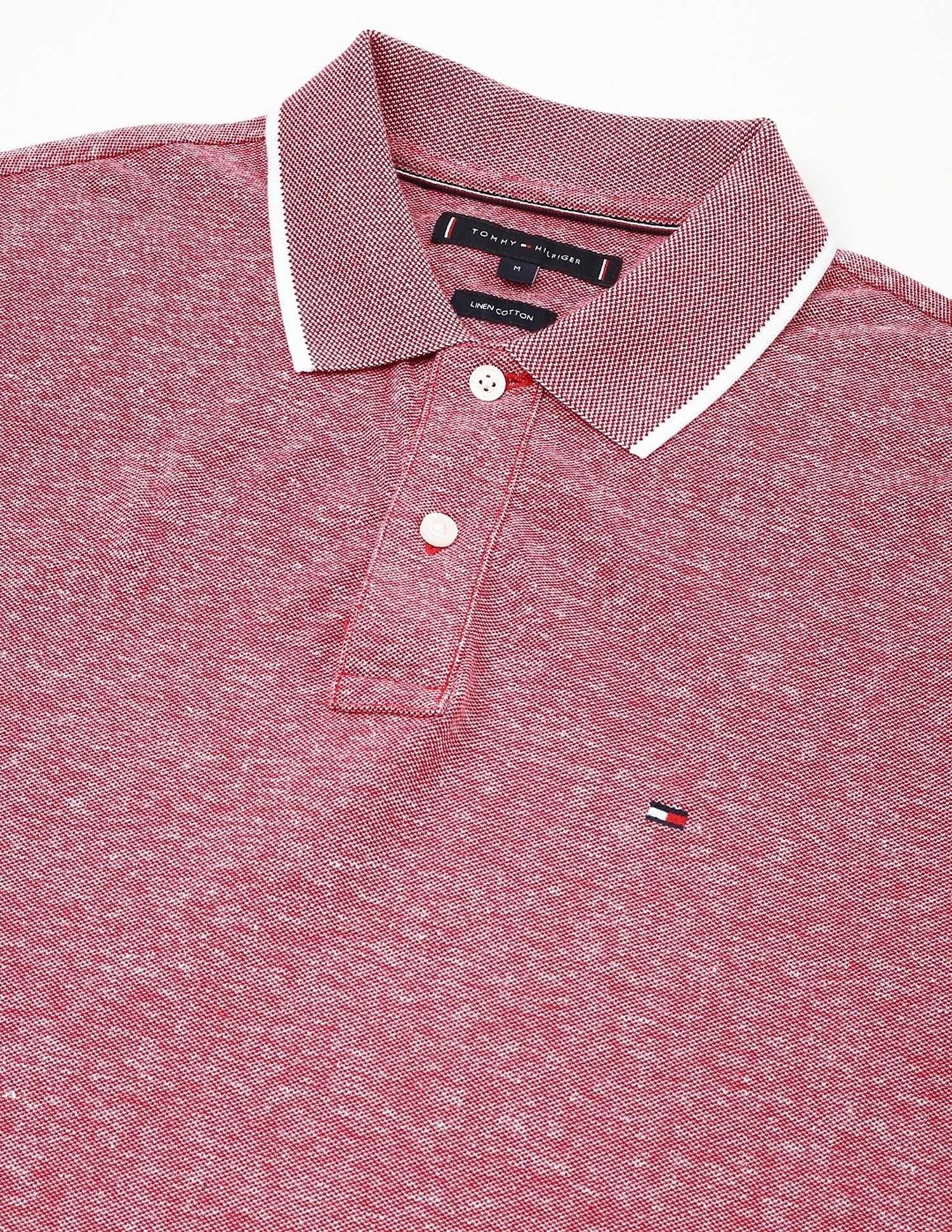 Tommy Hilfiger Printed Regular-Fit Cotton Polo Shirt