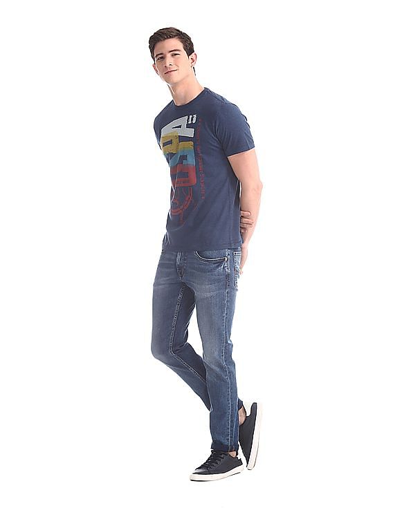 U.S. Polo Assn. Denim Co. Brand Print Crew Neck T-Shirt