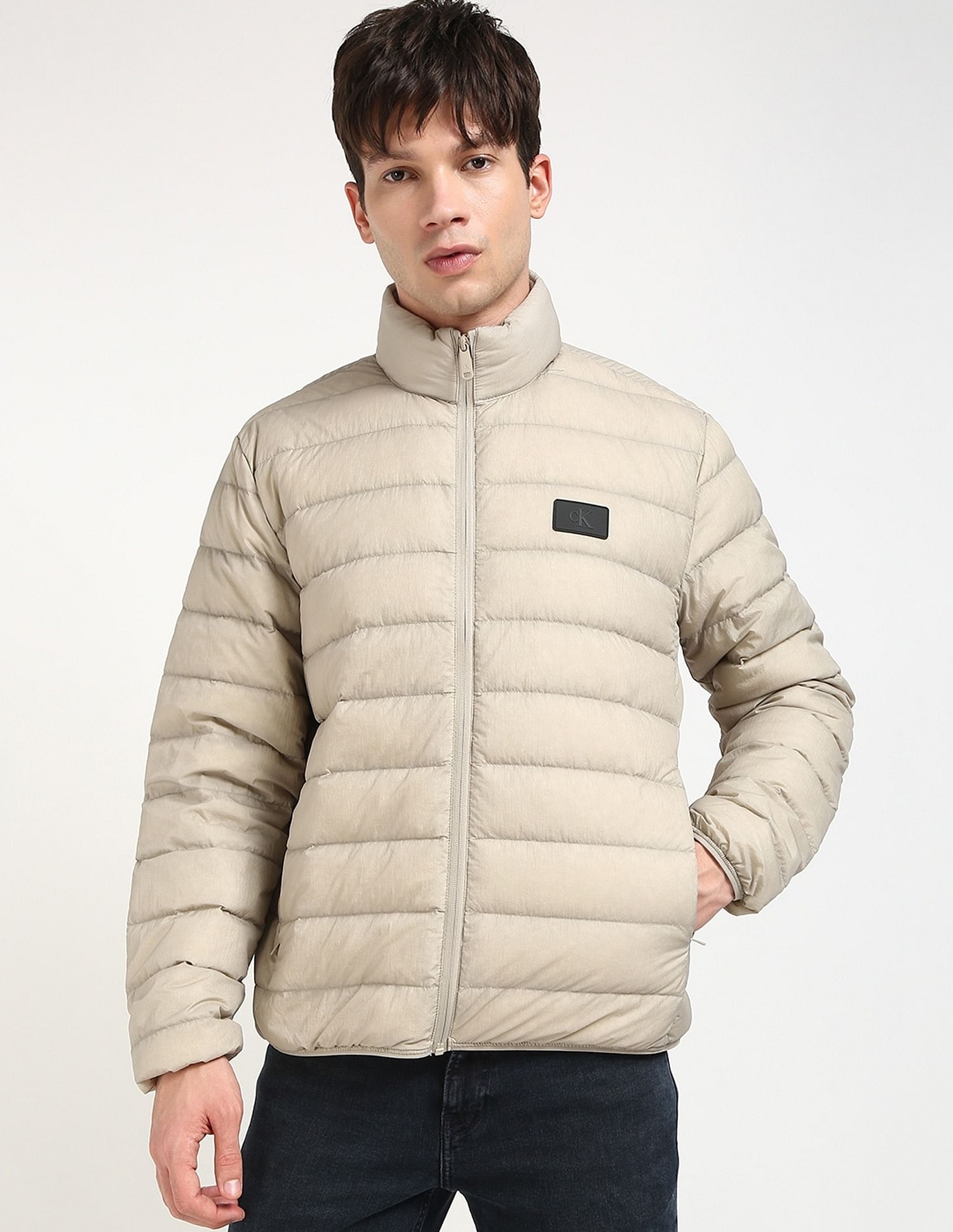 Calvin Klein Jeans Quilted Regular-Fit Nylon Jacket