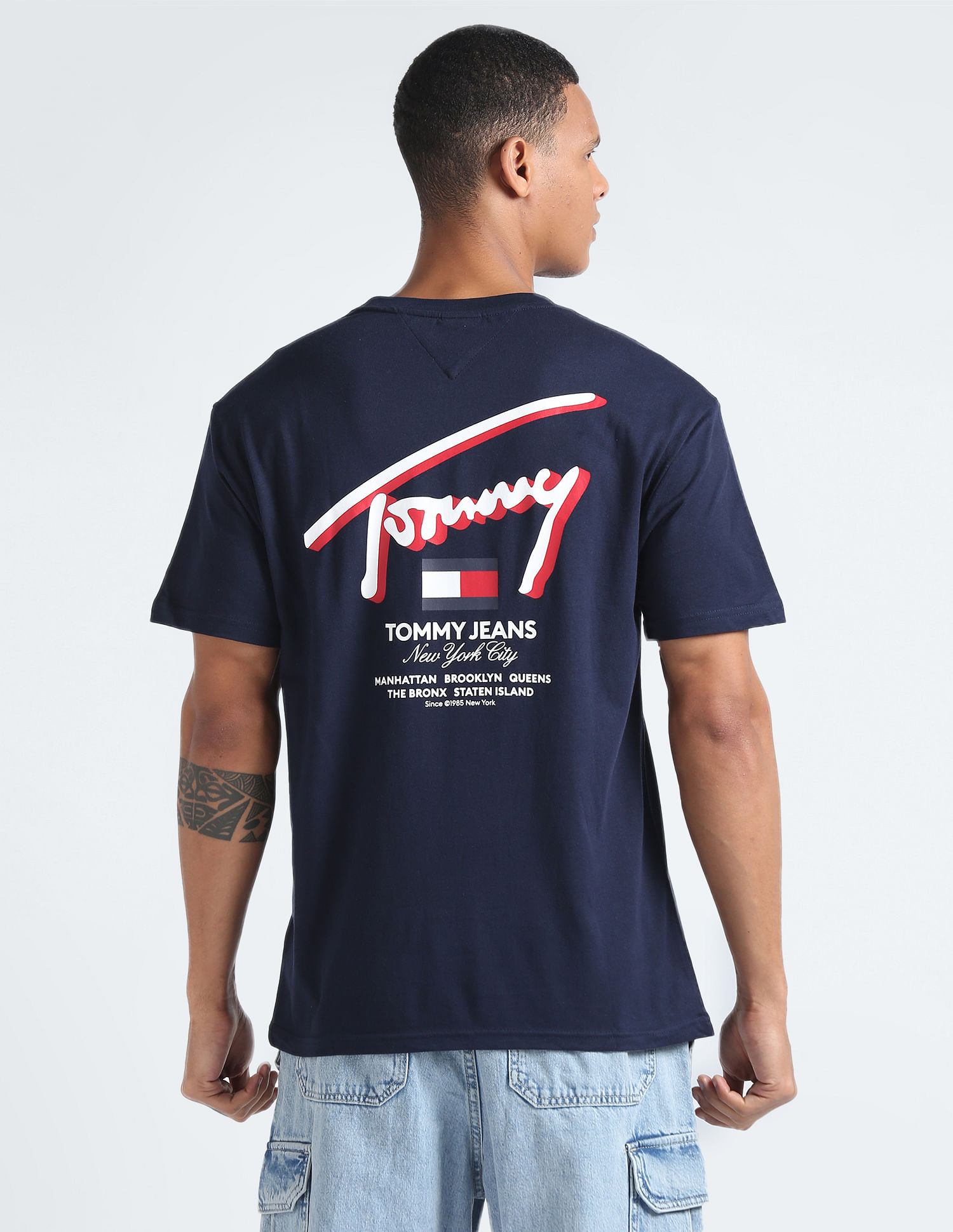 Tommy Hilfiger 3D Street Signature Cotton T-Shirt