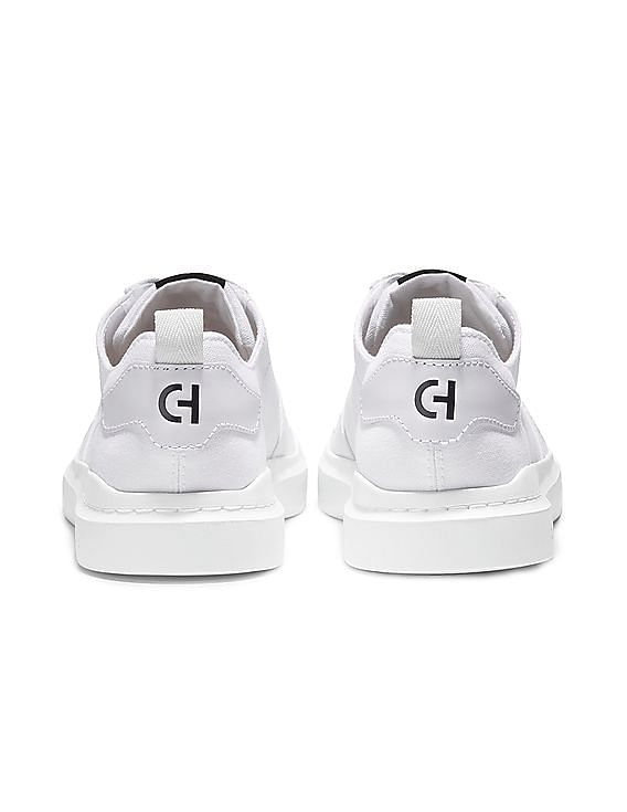 Cole Haan Men White Grandpro Rally Canvas Court Sneakers