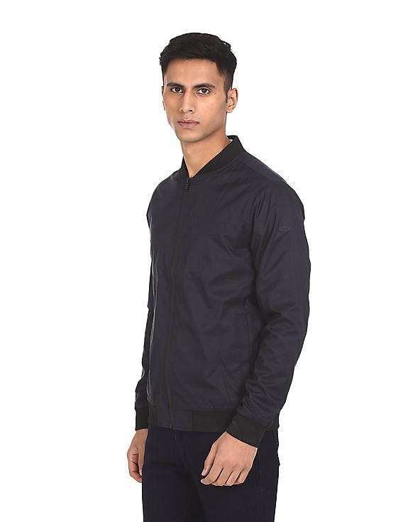 U.S. Polo Assn. Stand Collar Solid Jacket