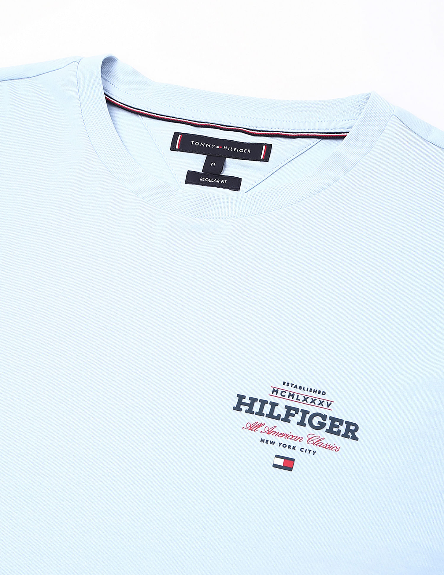 Tommy Hilfiger Logo Regular-Fit Cotton T-Shirt