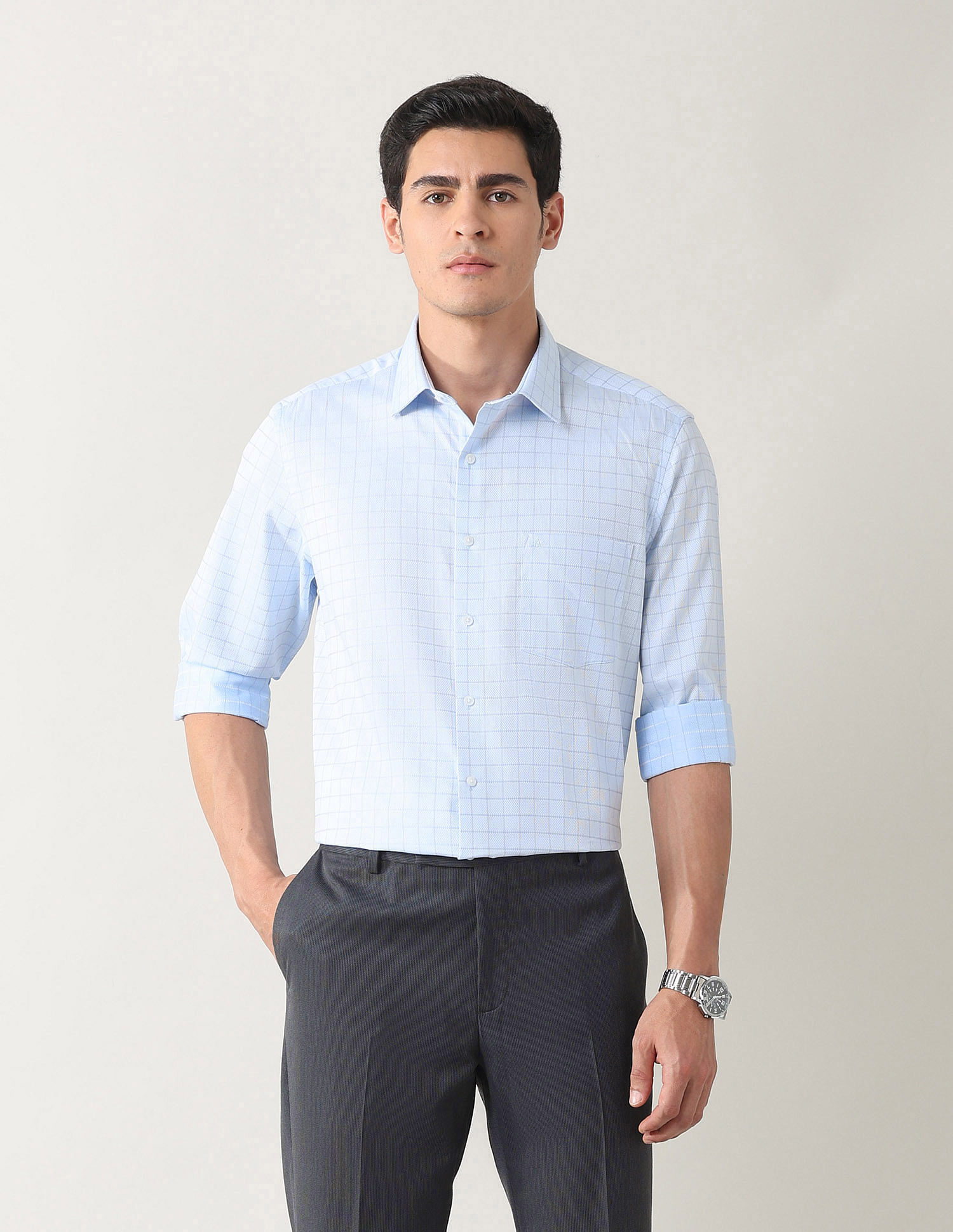 Arrow Windowpane Checked Liberty Classic Fit Shirt