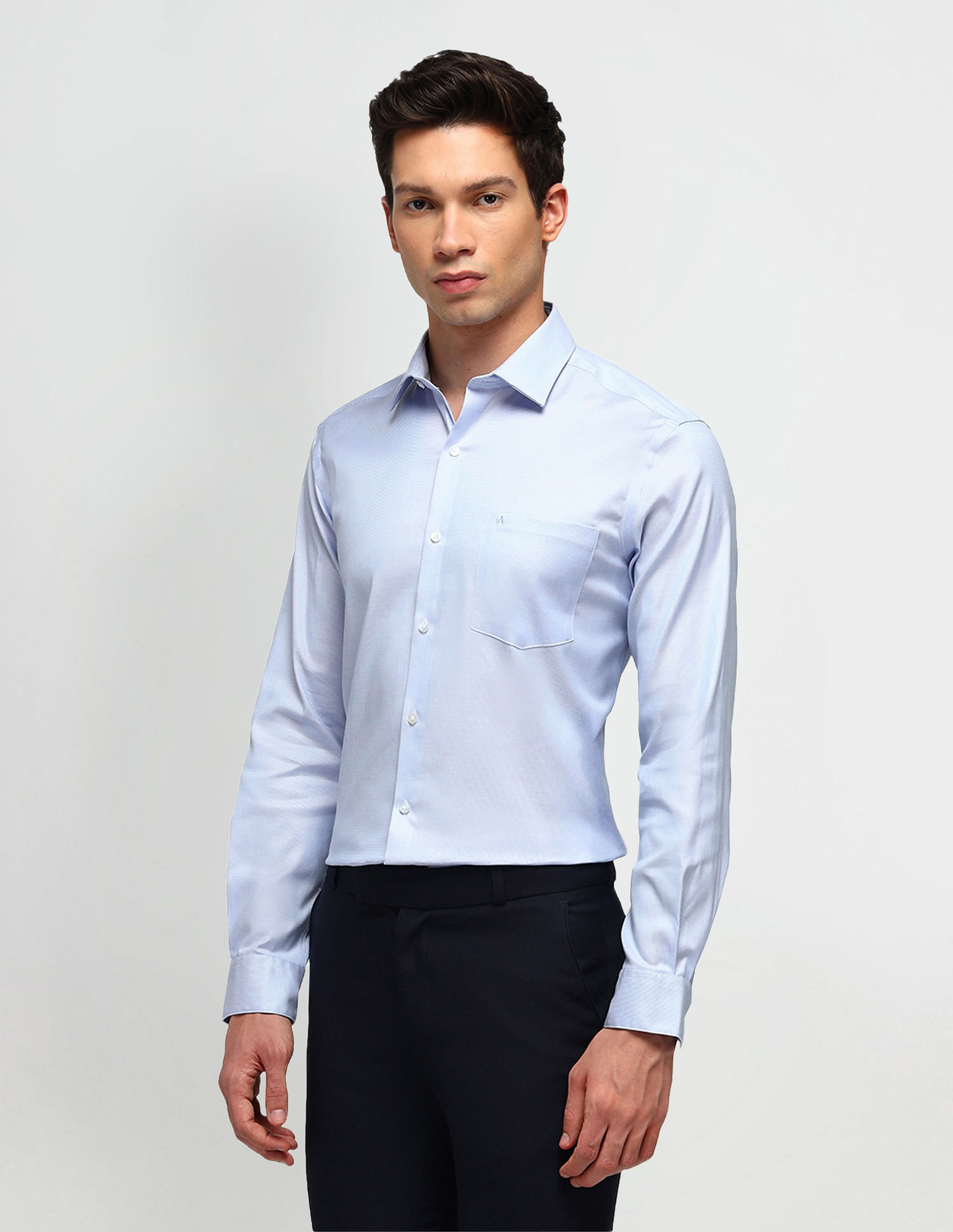 Arrow Slim Fit All-Over Pattern Shirt