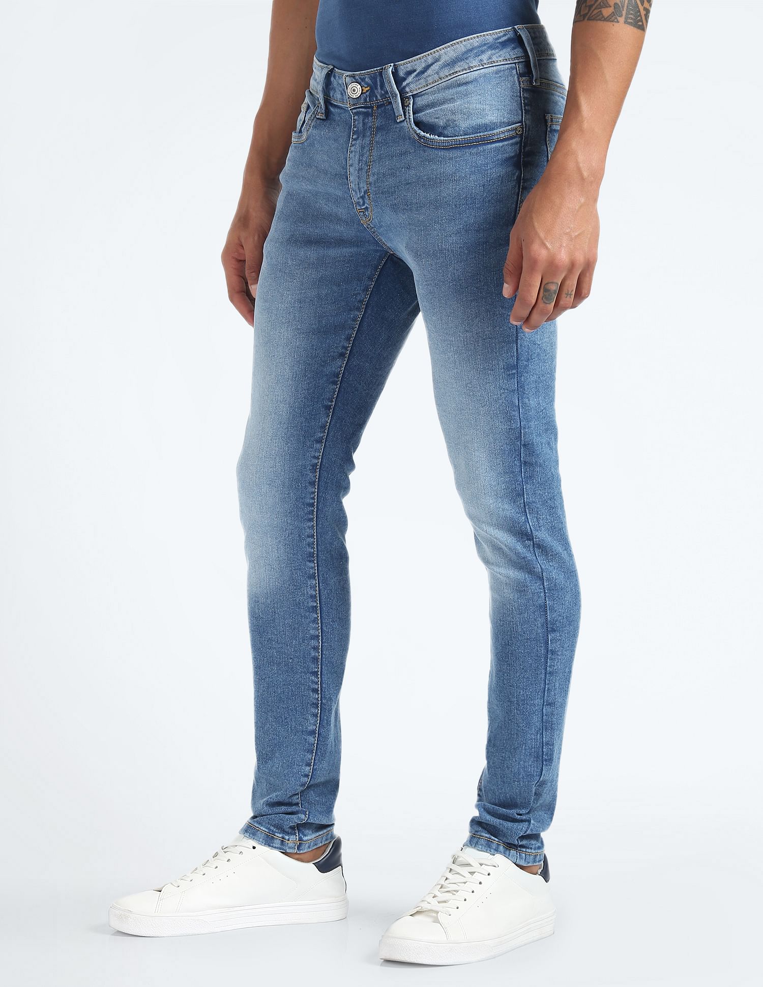 Flying Machine Low Rise Jackson Super Skinny Fit Jeans