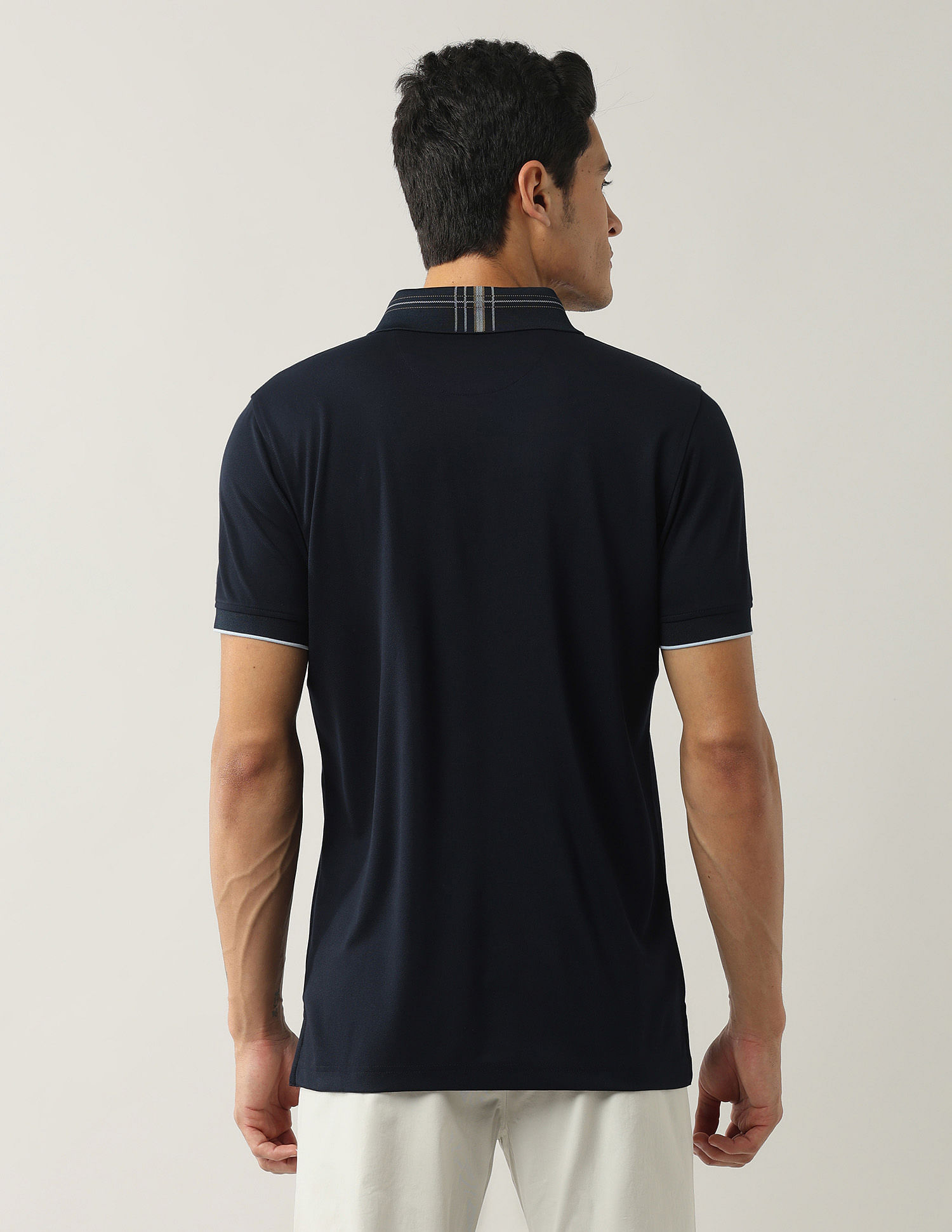 Arrow Solid Pure Cotton Polo Shirt