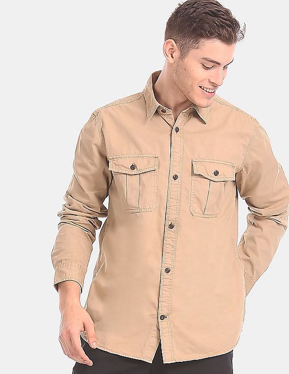 gap mens casual shirts