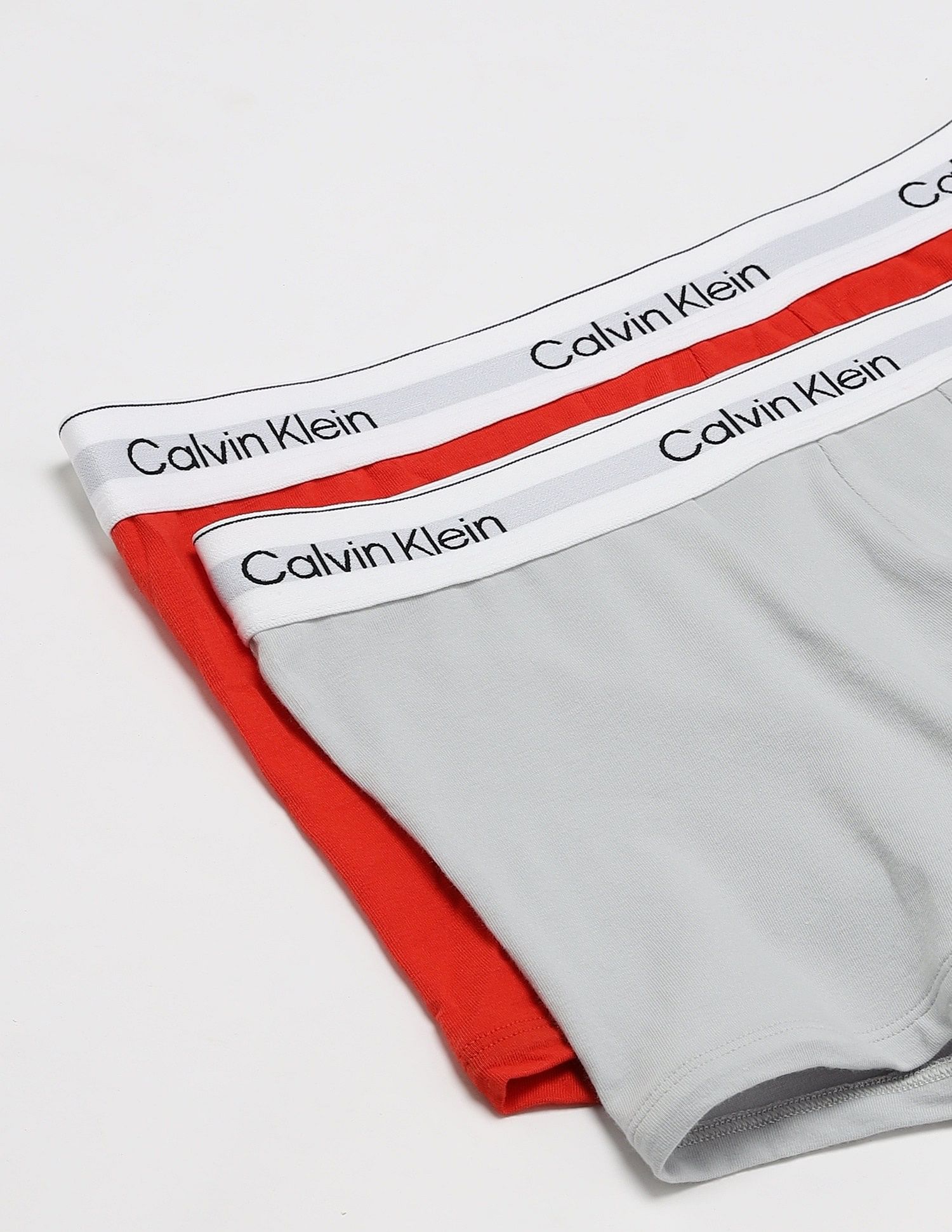 Calvin Klein Underwear Low Rise Solid Multi Trunks - Pack of 2