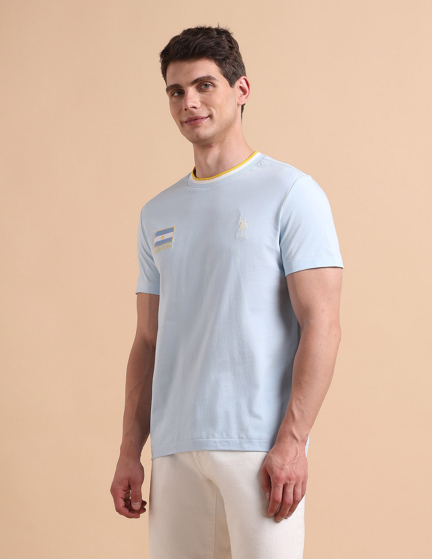 U.S. Polo Assn. Solid Pure Cotton T-Shirt