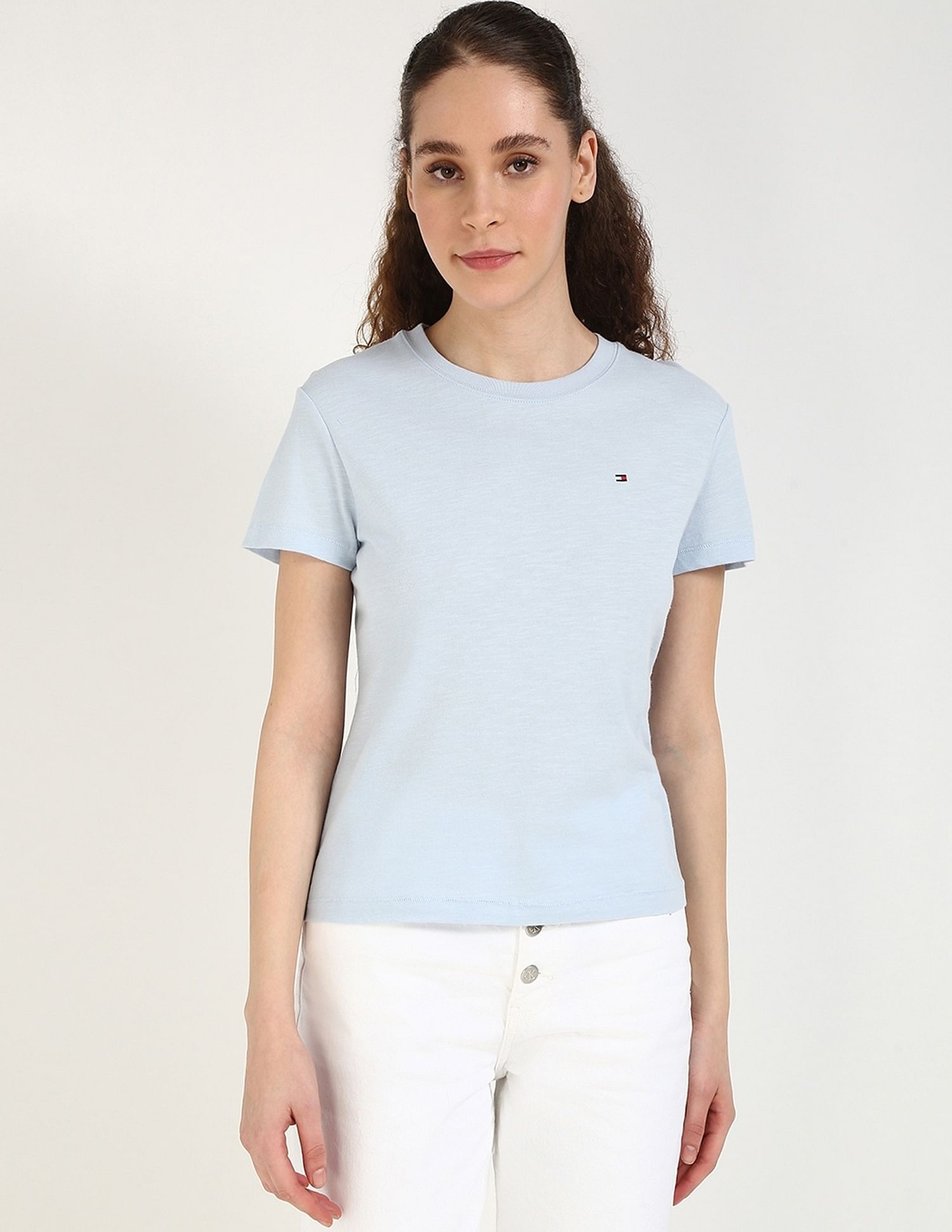 Tommy Hilfiger Solid Regular-Fit Cotton T-Shirt