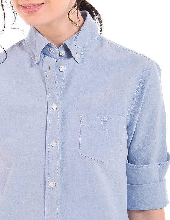 ガント Gant 【 Slim Oxford Shirt Women 】 ファッション レディースファッション トップス シャツ ブラウス レディー ガント Gant 【 Slim Oxford Shirt Women 】 ファッション