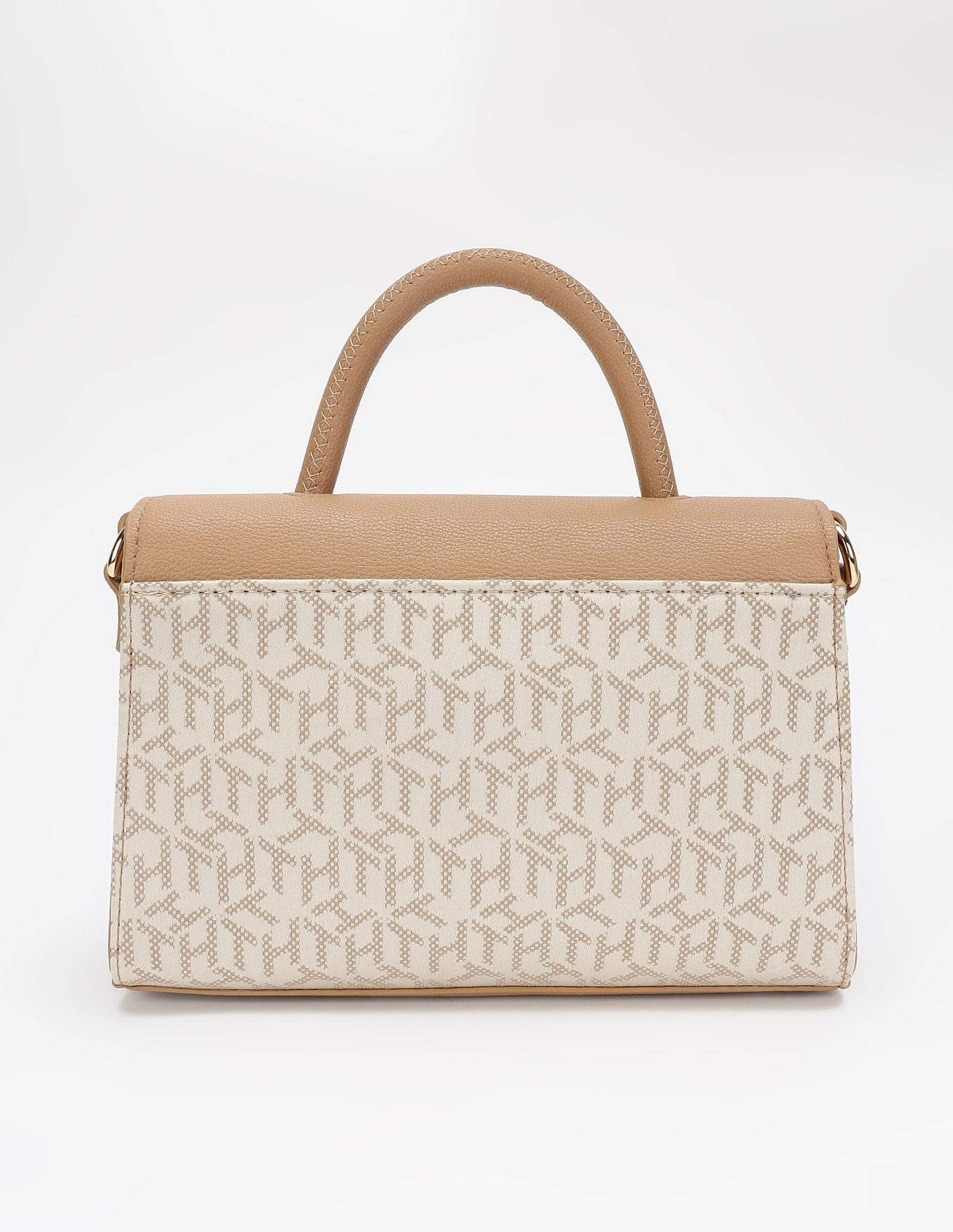 Tommy Hilfiger Logo White Polyester Sling Bag