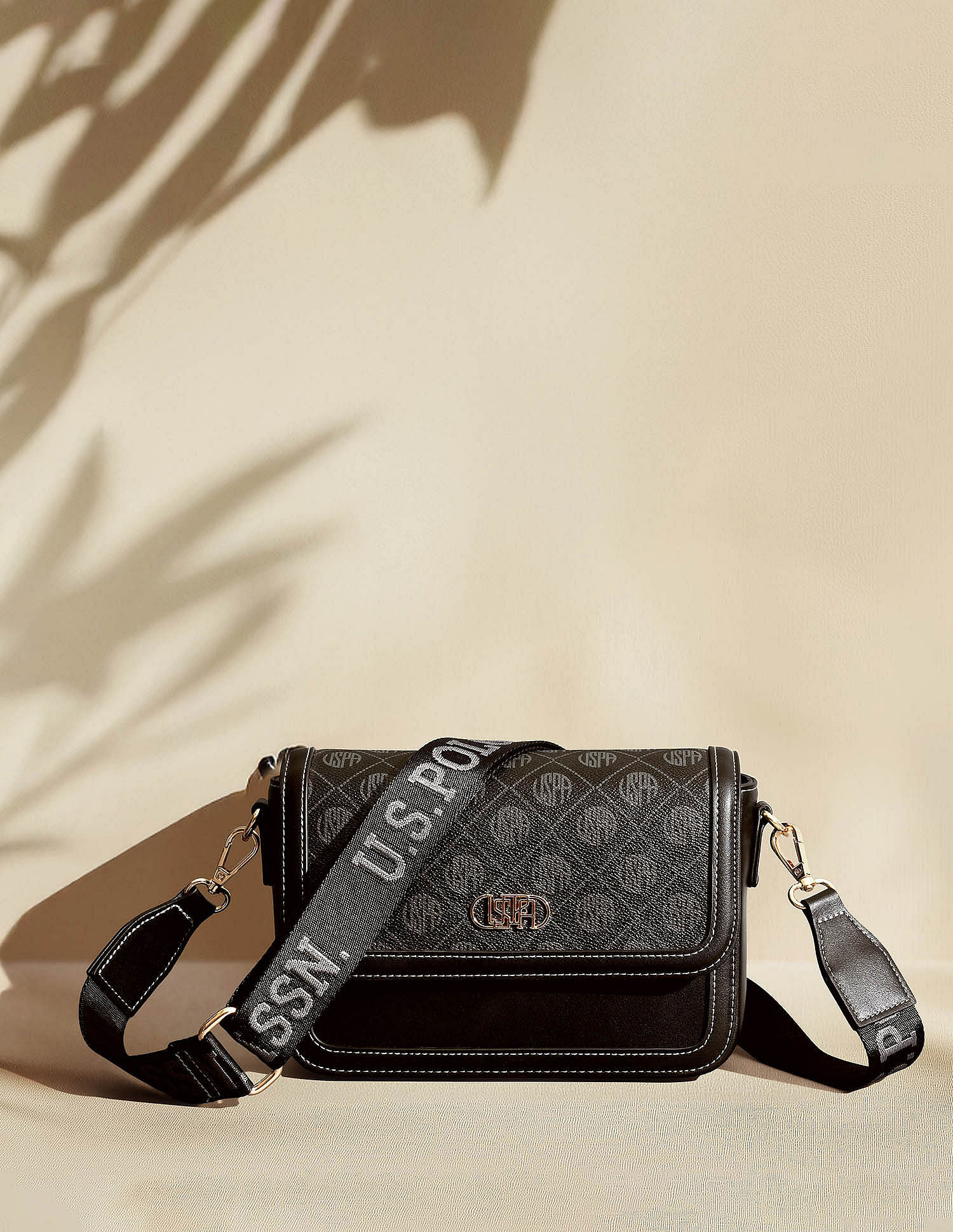 U.S. Polo Assn. Agatha Monogram Cross Body Bag