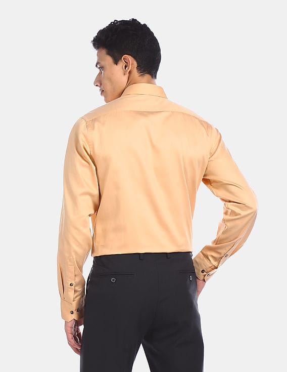 Buy Arrow Men Beige French Button 