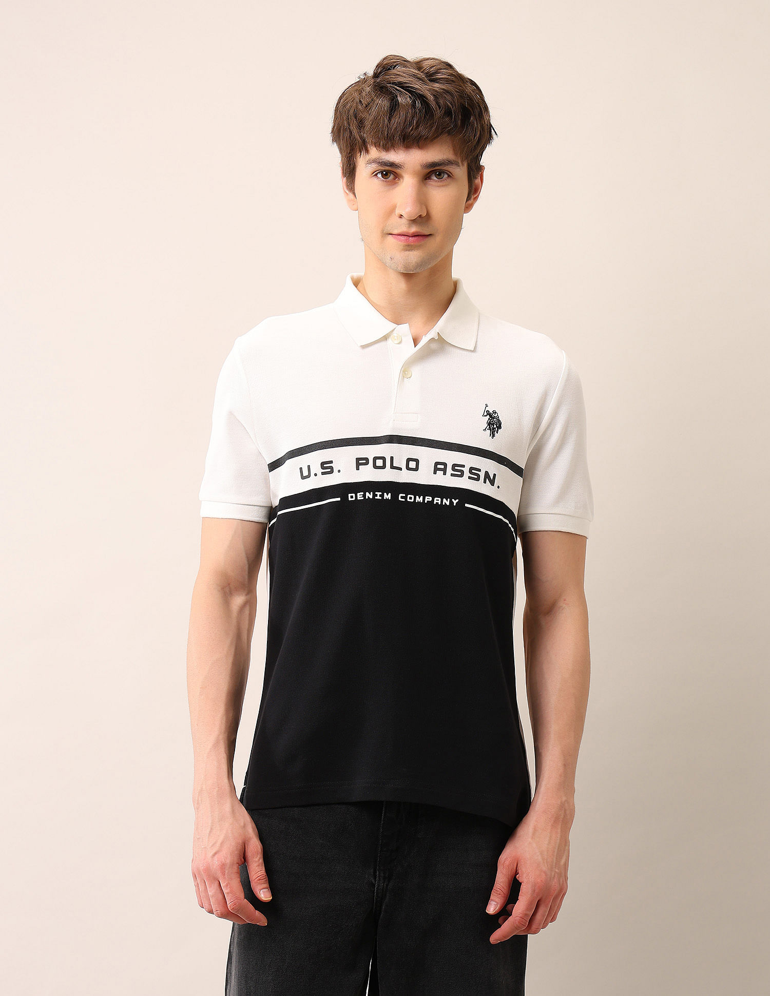 U.S. Polo Assn. Denim Co. Muscle Fit Pure Cotton Polo Shirt
