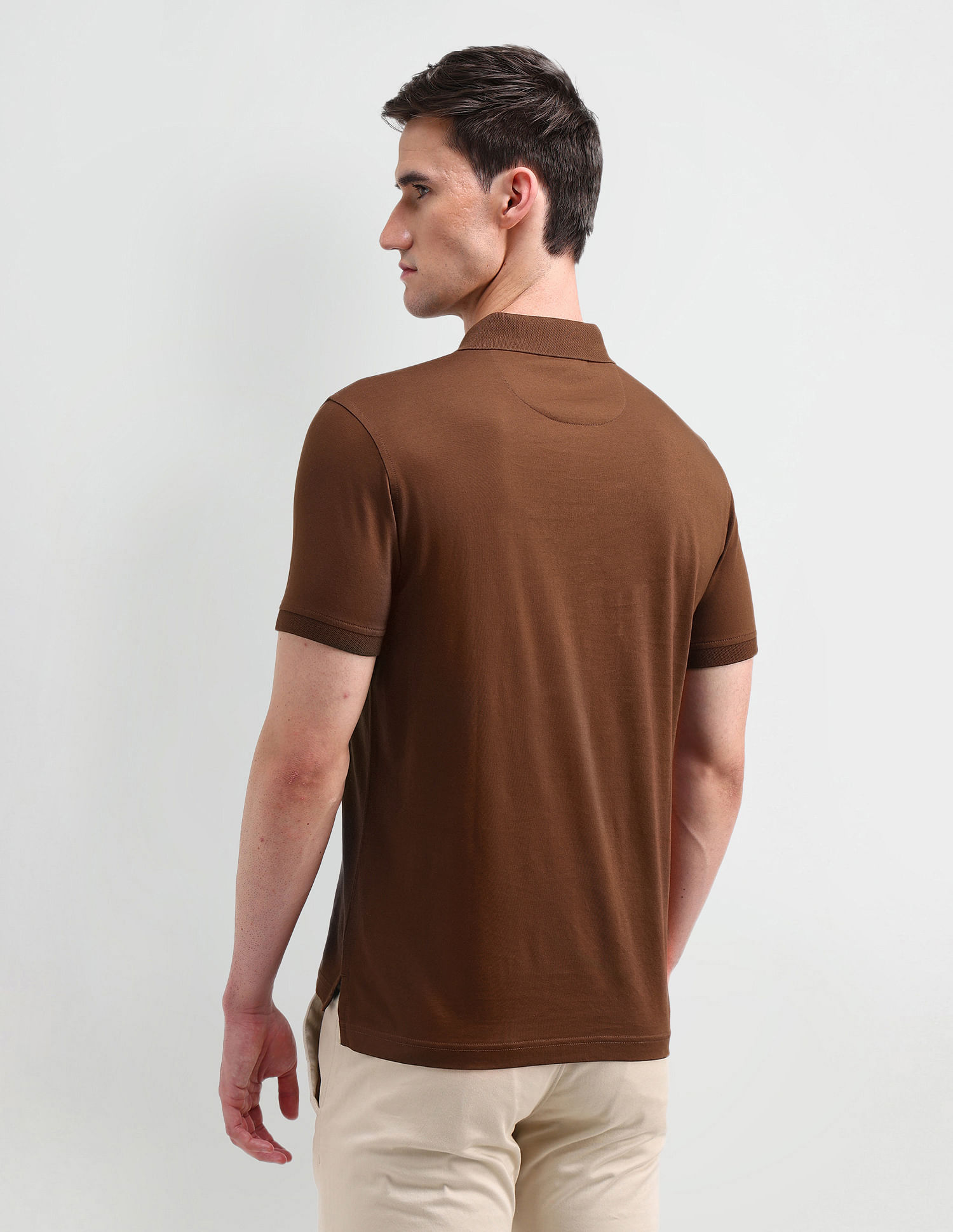 Arrow Solid Regular Polo Shirt