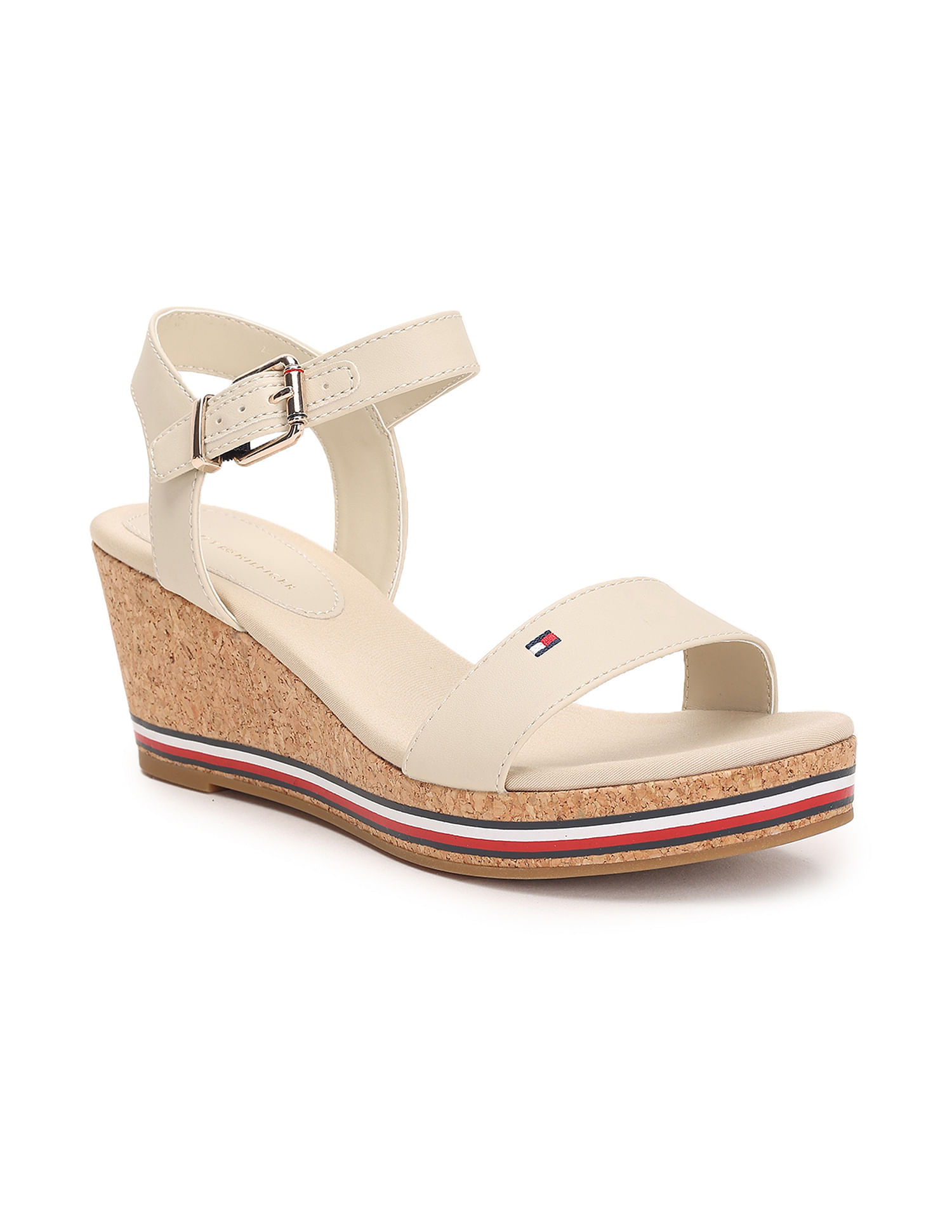 Buy Tommy Hilfiger Sustainable Corporate Wedge Sandals NNNOW