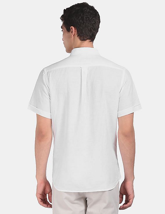 U.S. Polo Assn. Short Sleeve Solid Casual Shirt