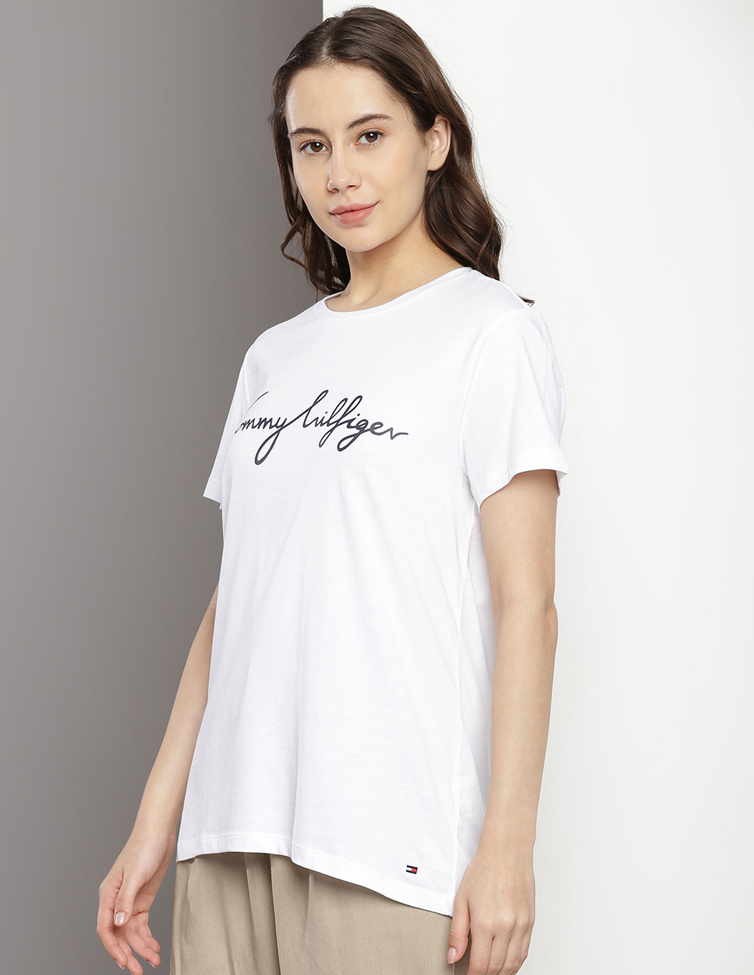 Tommy Hilfiger Cotton Brand Print T-Shirt