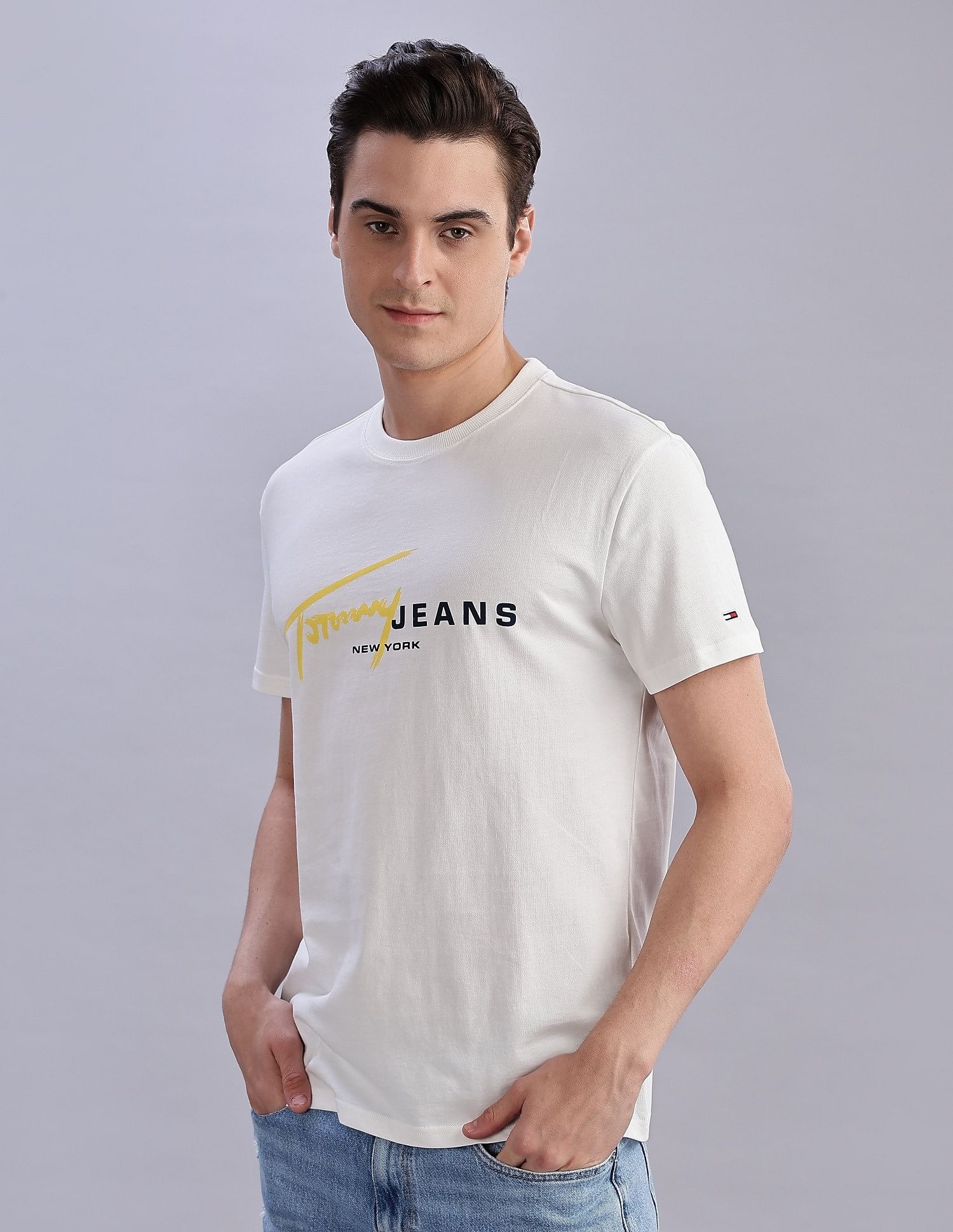 Tommy Hilfiger Printed Regular-Fit Cotton T-Shirts