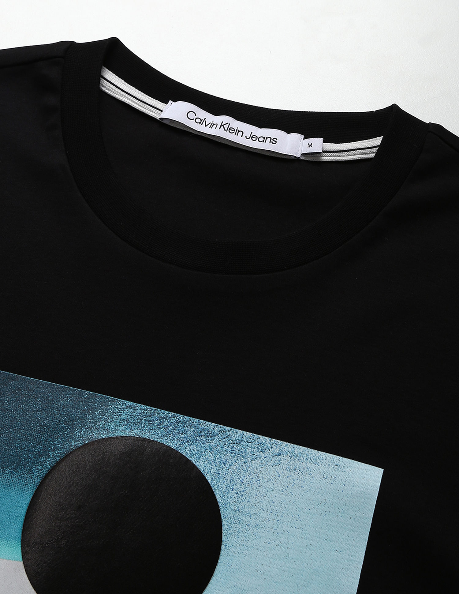 Calvin Klein Cut Out Box Graphic T-Shirt