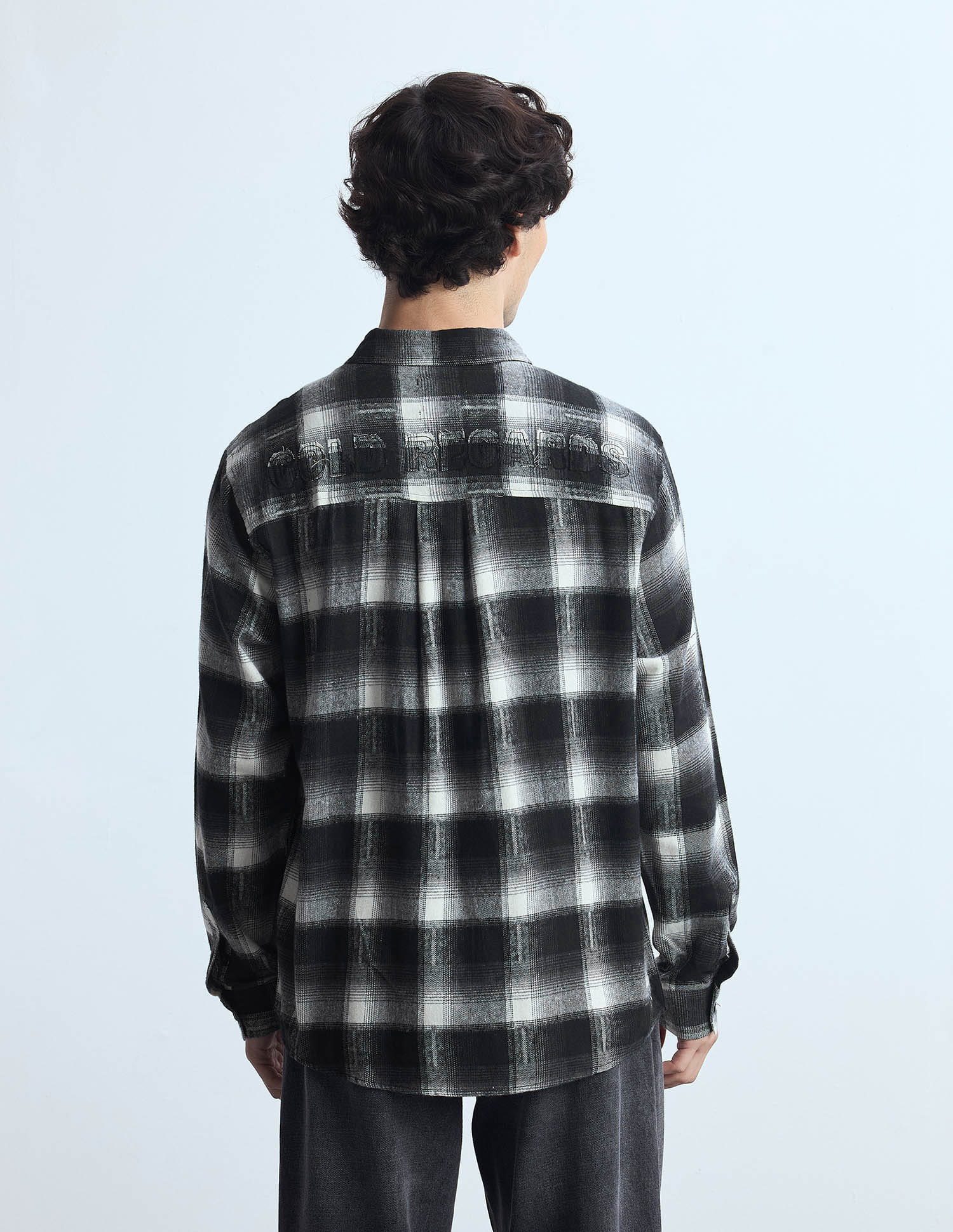 Buy Flying Machine Buffalo Checked Relaxed Fit Shirt - NNNOW.com
