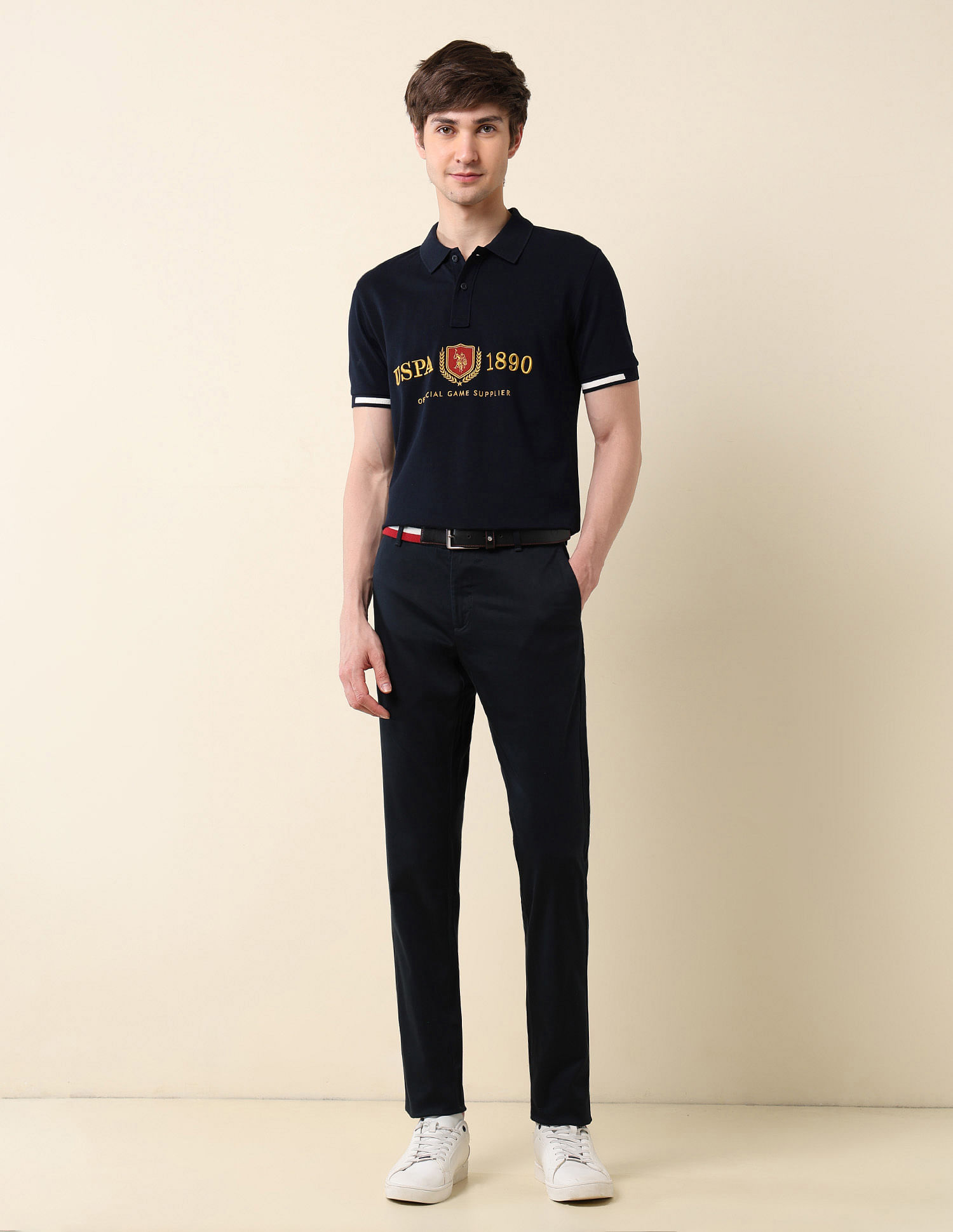 U.S. Polo Assn. Brand Embroidered Classic Polo Shirt