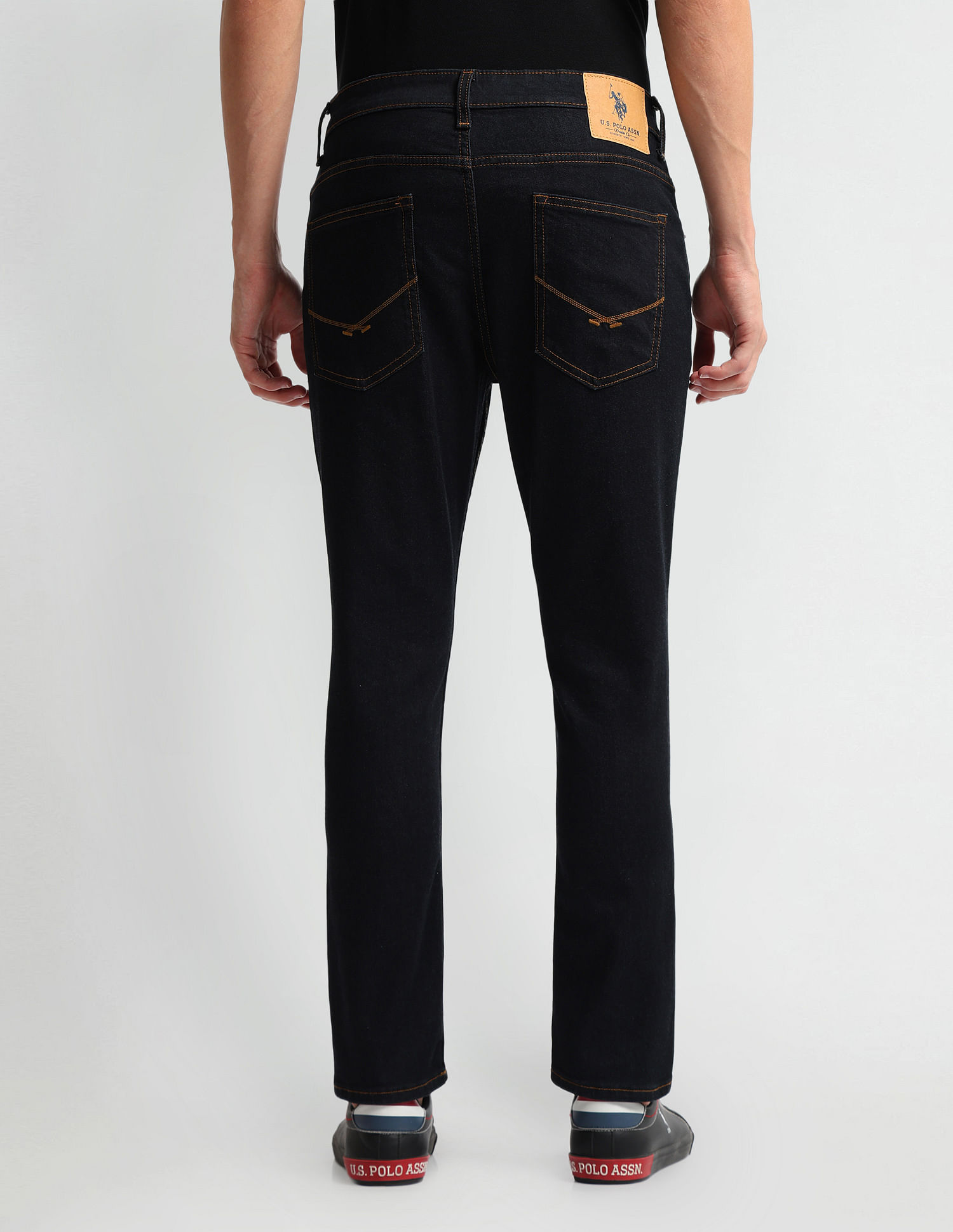 U.S. Polo Assn. Denim Co. Henry Tapered Cropped Fit Navy Jeans