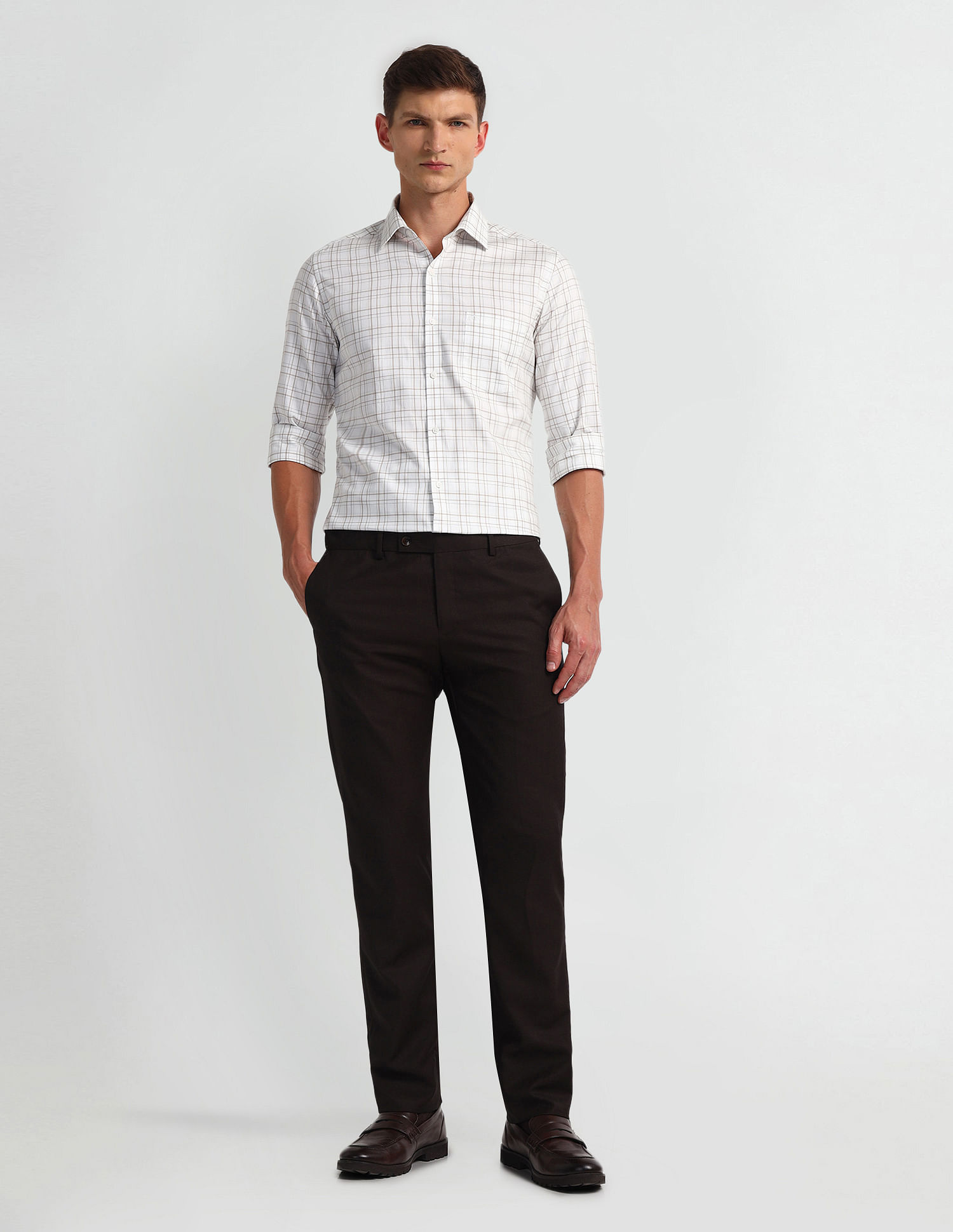 Arrow Tartan Checked Dobby Shirt