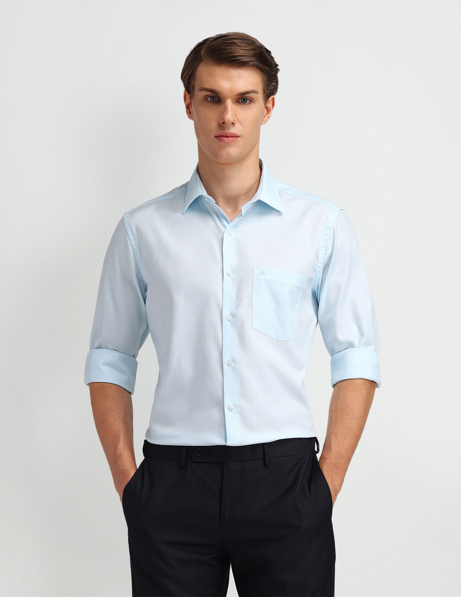 Arrow Liberty Classic Fit Textured Shirt