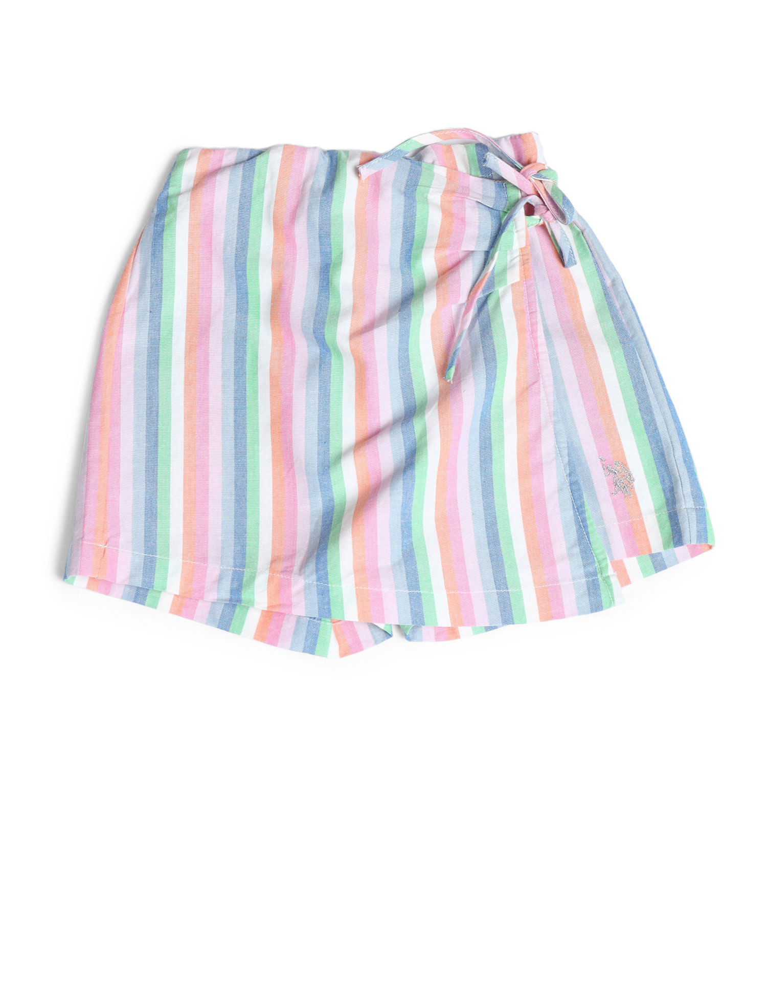 Buy Polo Kids Girls Striped Wrap Skirt